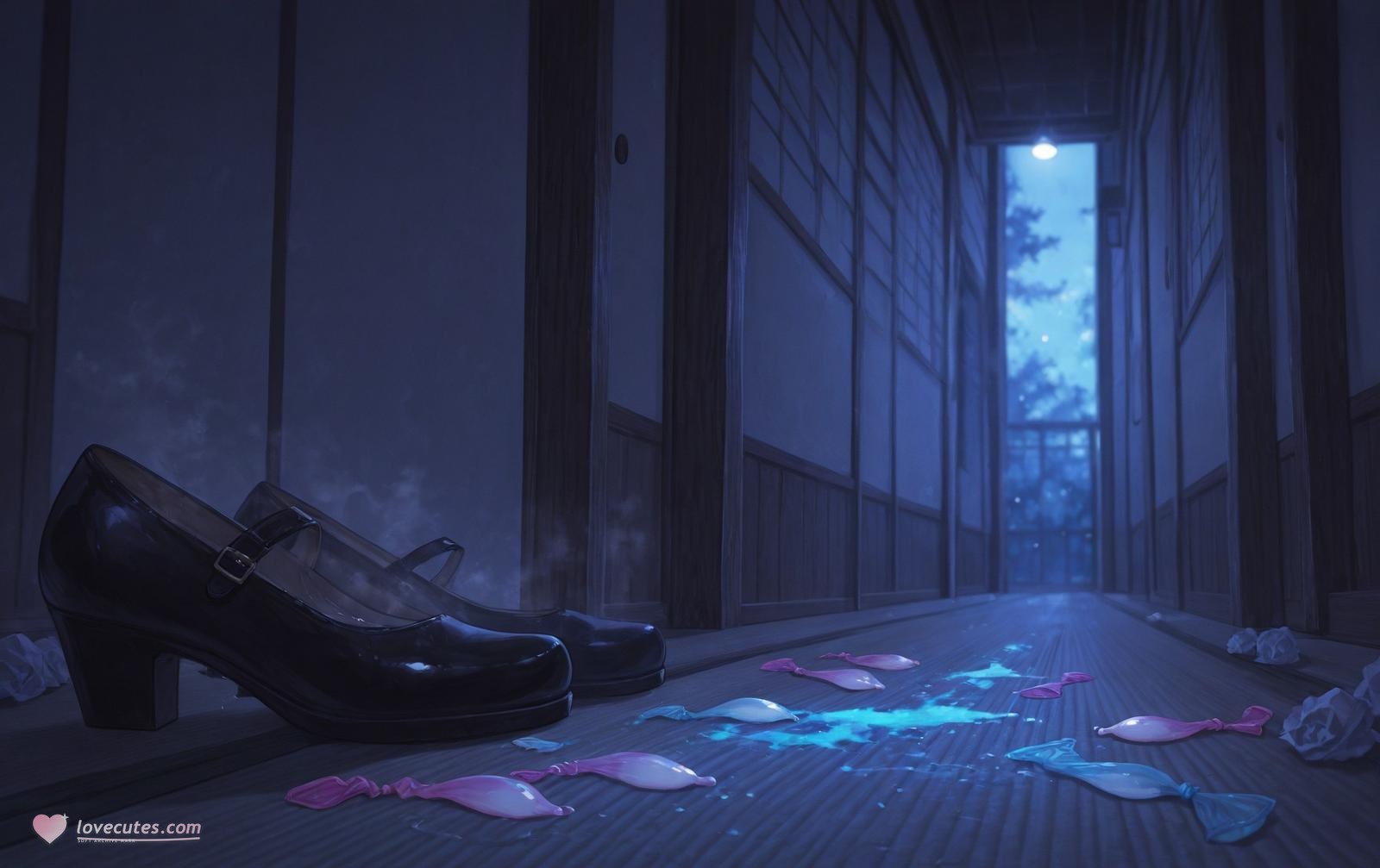 AI Generated Anime Girl - 崩坏：星穹铁道 知更鸟：学生装湿身露穴 186P