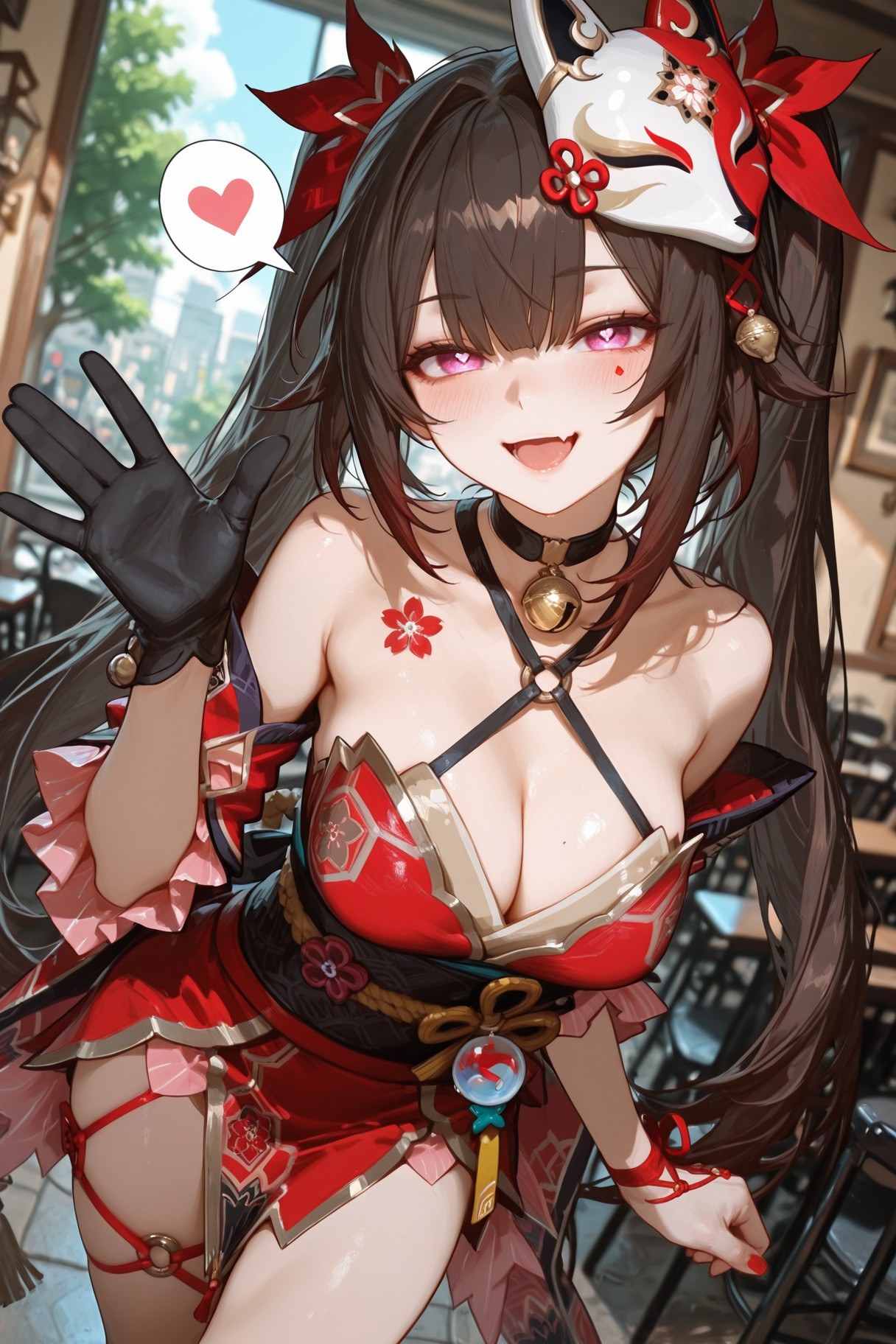 AI Generated Anime Girl - 崩坏：星穹铁道 花火：床拍湿身露穴 318P