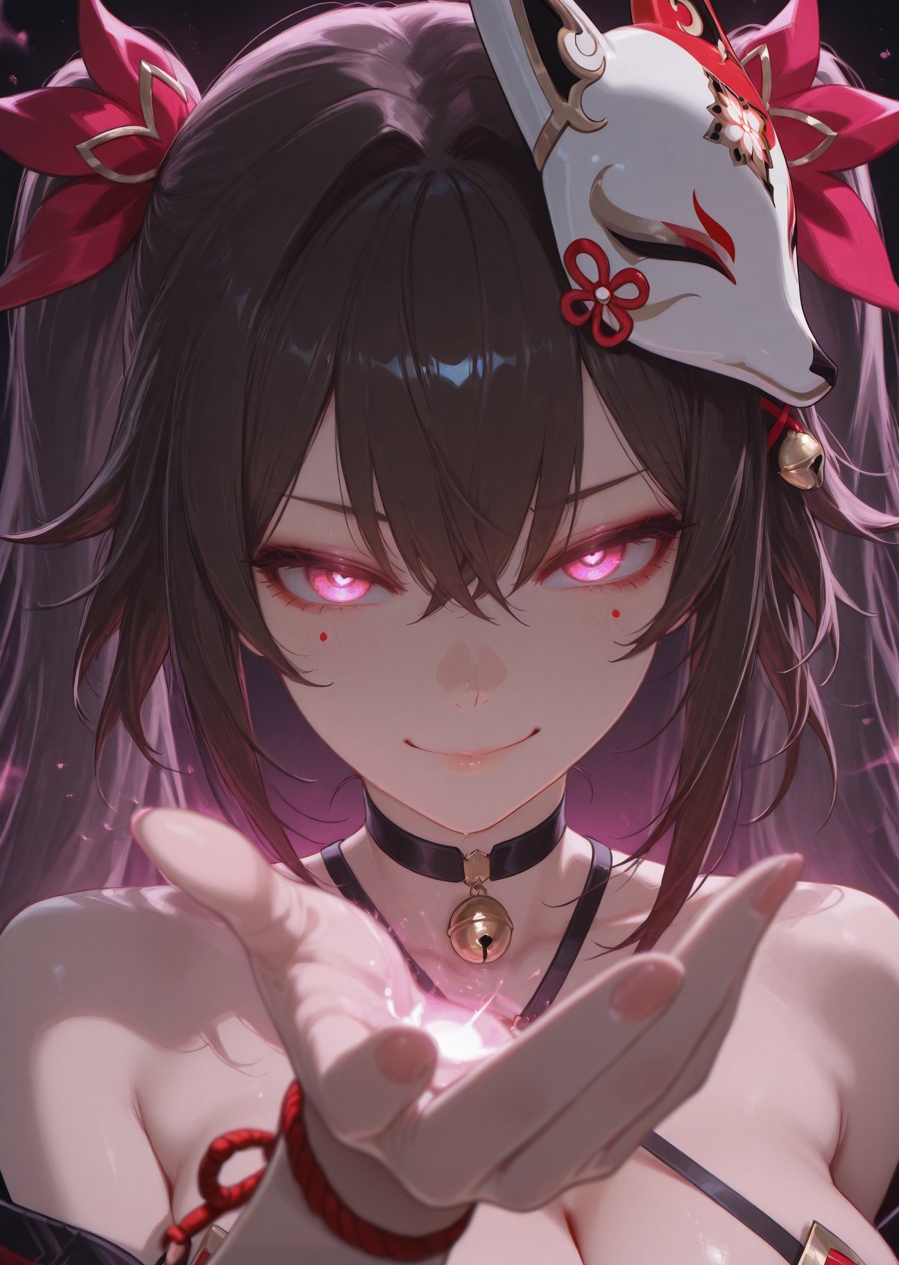 AI Generated Anime Girl - 崩坏：星穹铁道 花火：床拍湿身露穴 318P