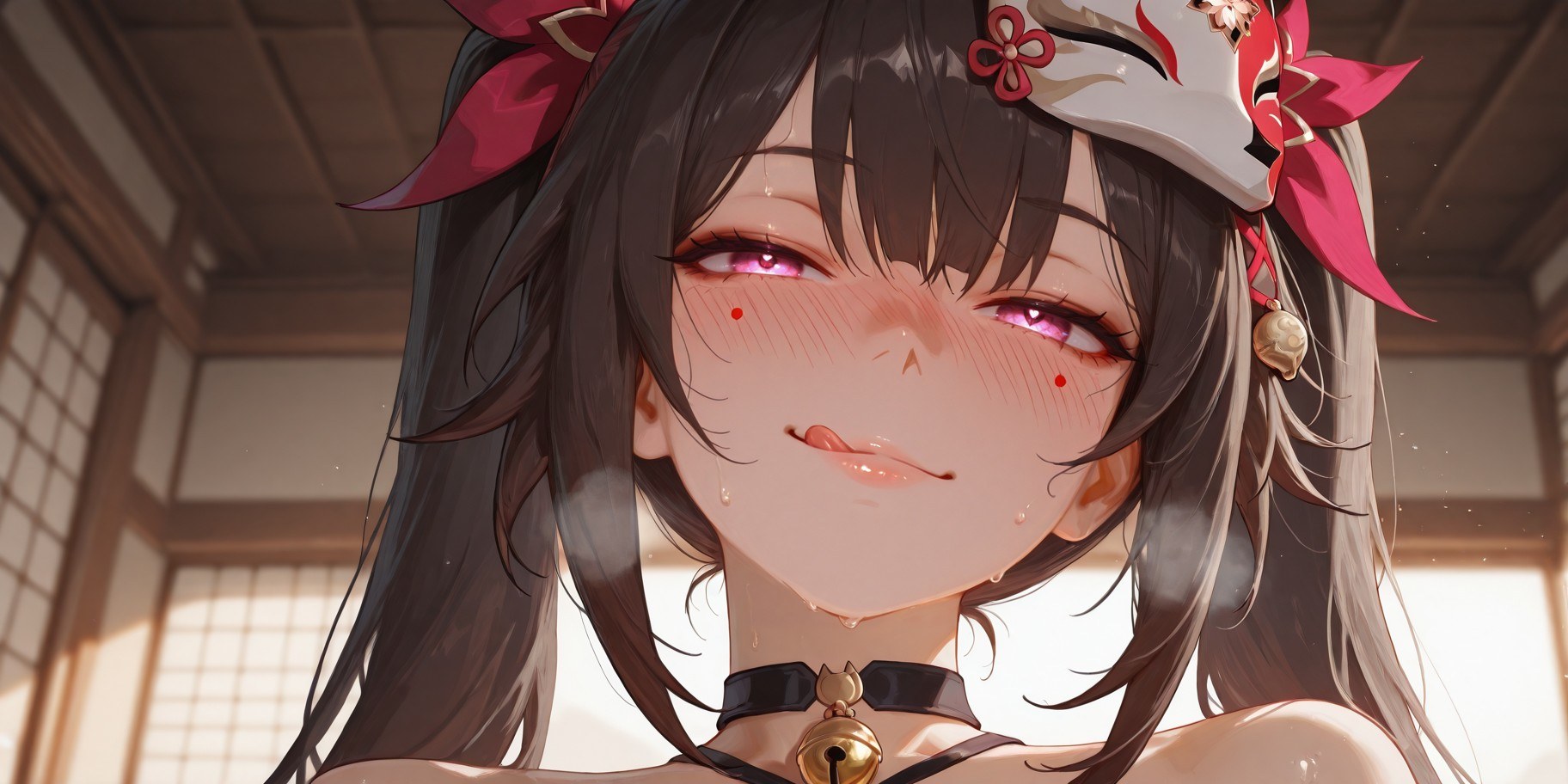 AI Generated Anime Girl - 崩坏：星穹铁道 花火：床拍湿身露穴 318P
