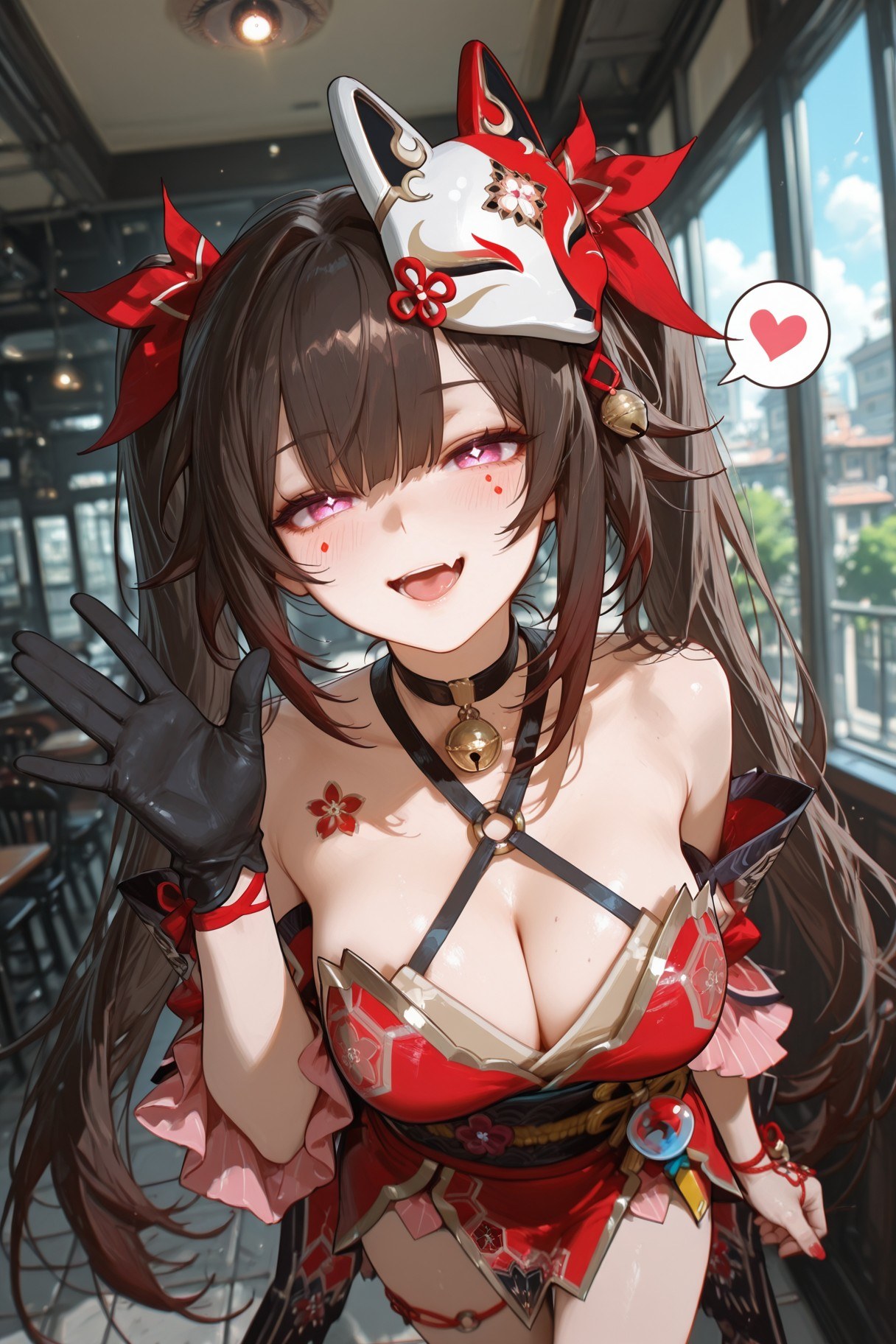 AI Generated Anime Girl - 崩坏：星穹铁道 花火：床拍湿身露穴 318P