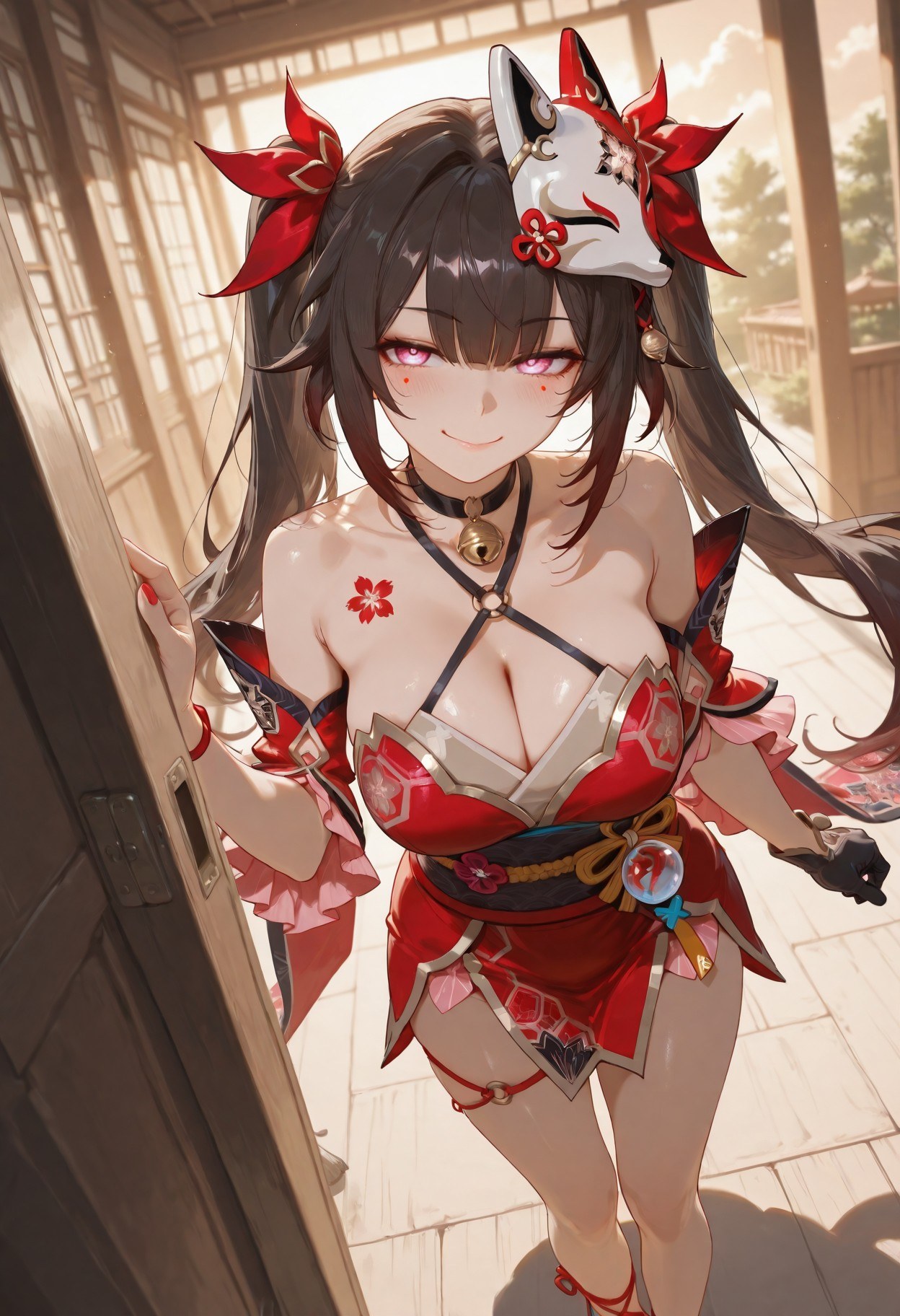 AI 生成動漫女孩 - 崩壞：星穹鐵道 花火：床拍濕身露穴 318P