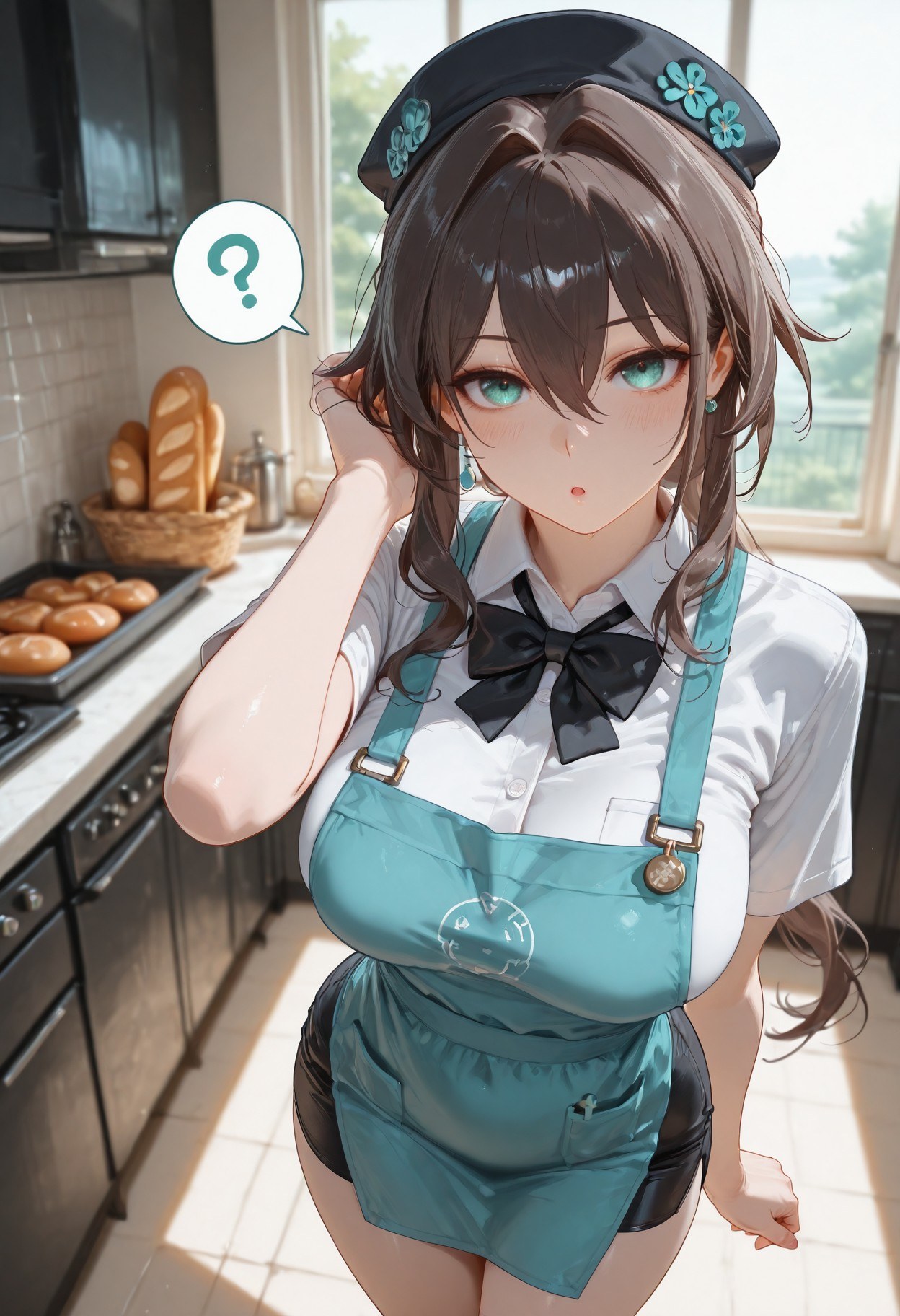 AI Generated Anime Girl - 崩坏：星穹铁道 阮梅女仆：女仆装白丝 399P