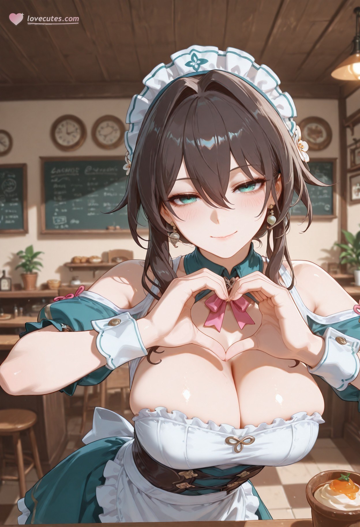 AI Generated Anime Girl - 崩坏：星穹铁道 阮梅女仆：女仆装白丝 399P