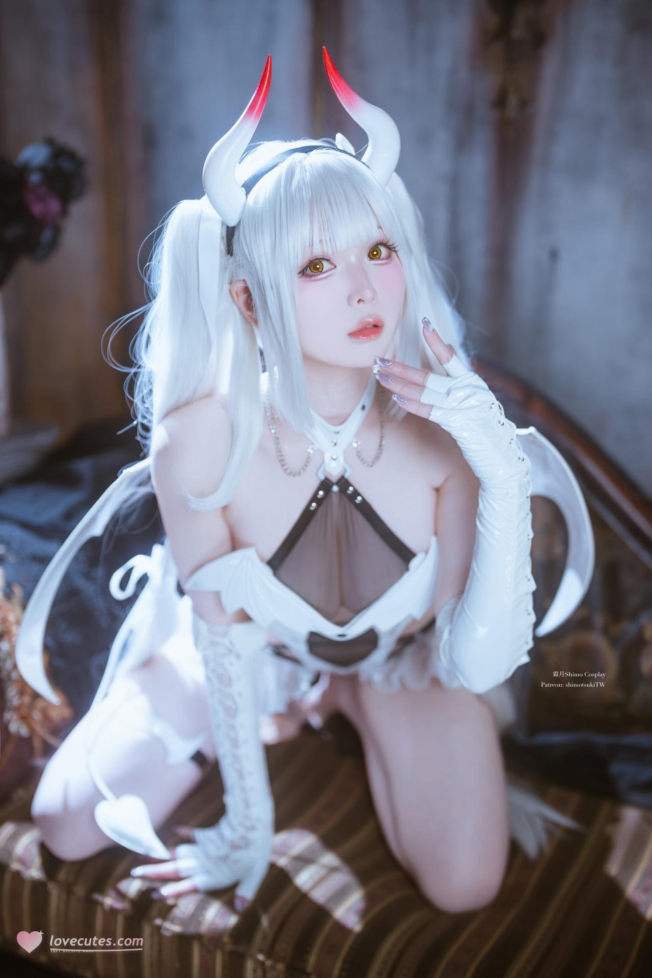 [사진] 霜月shimo - Blanc Demon: 백색 악마 테마 사진집 21P