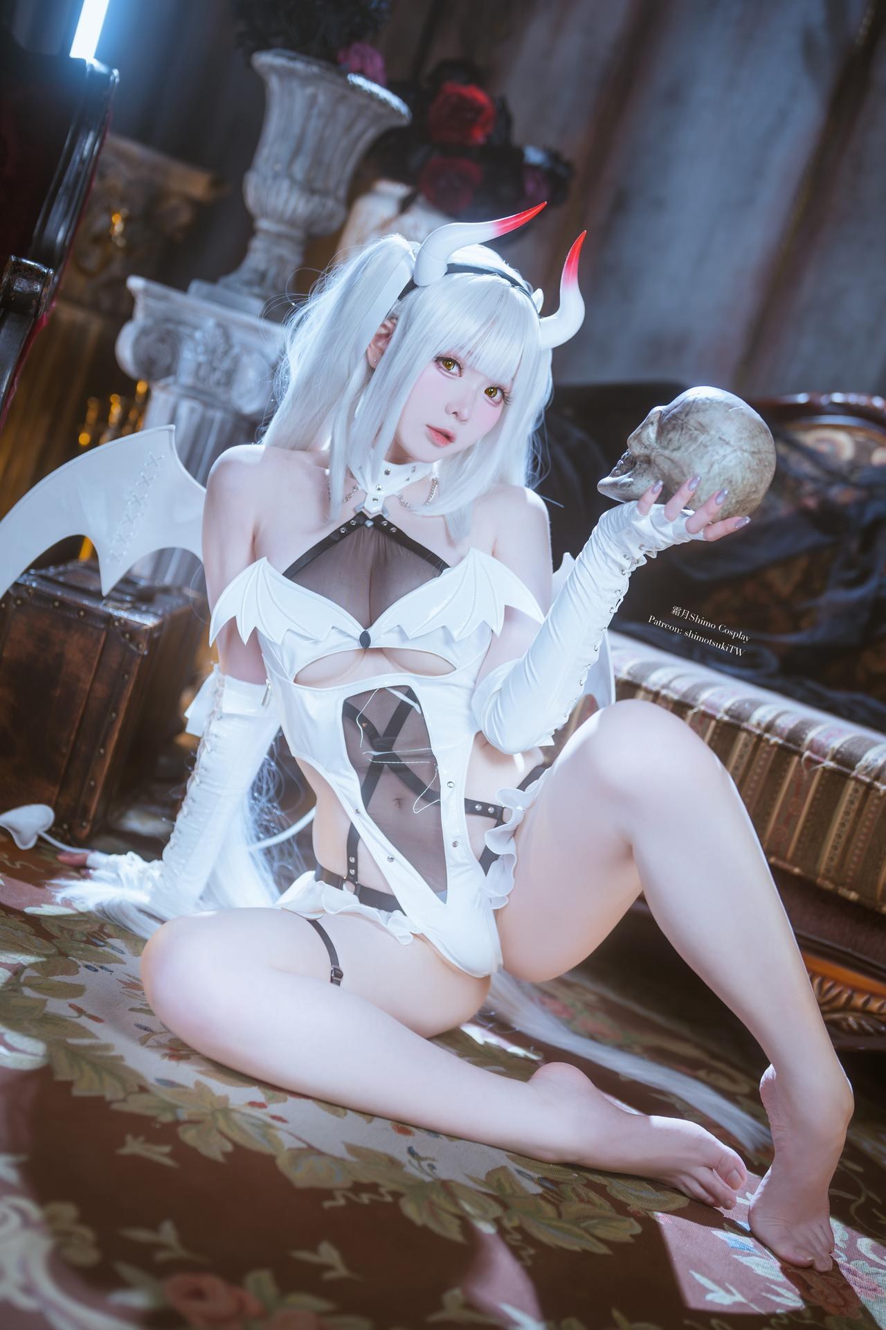 [写真] 霜月shimo - Blanc Demon：白色悪魔テーマ写真 21P