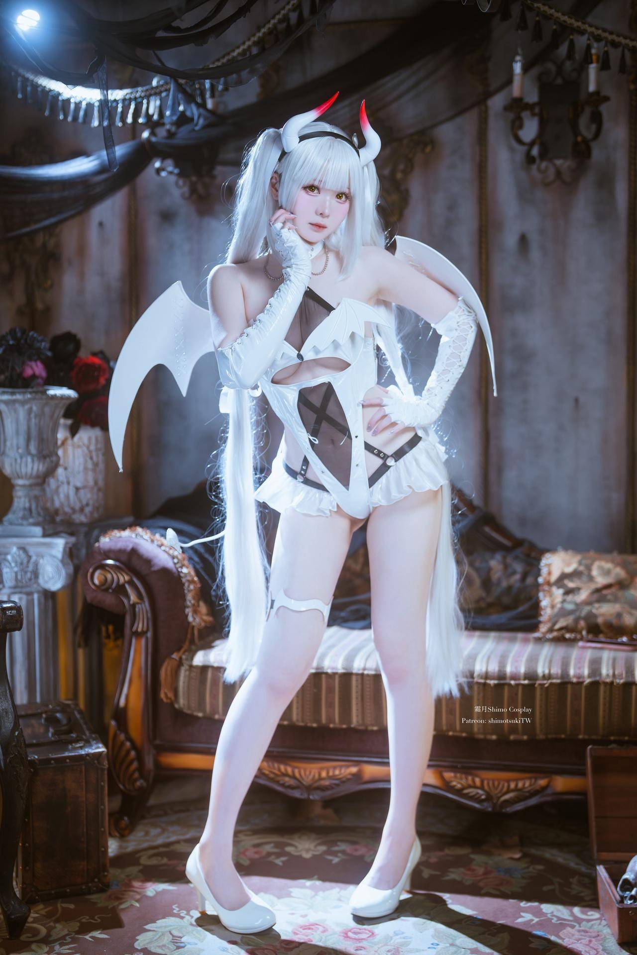[写真] 霜月shimo - Blanc Demon：白色悪魔テーマ写真 21P