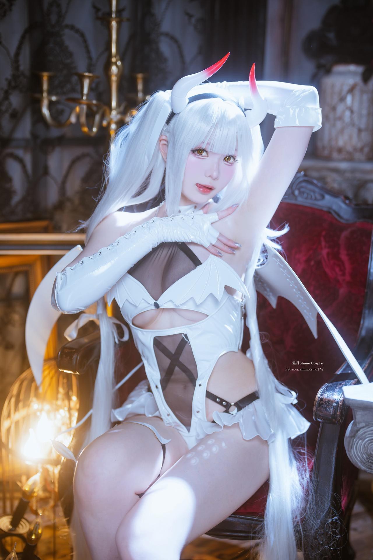 [写真] 霜月shimo - Blanc Demon：白色悪魔テーマ写真 21P
