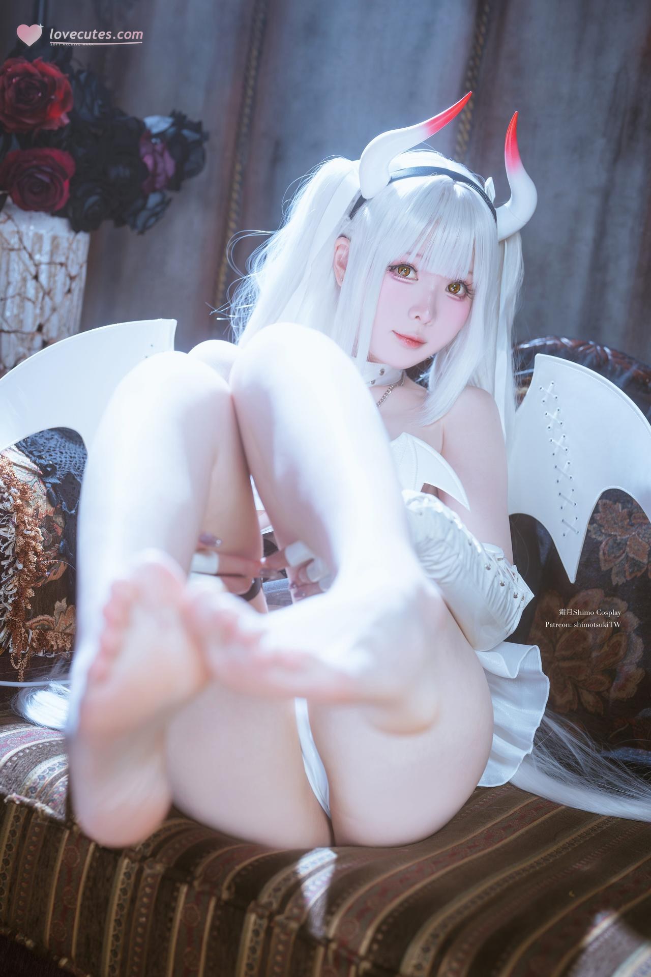[写真] 霜月shimo - Blanc Demon：白色悪魔テーマ写真 21P