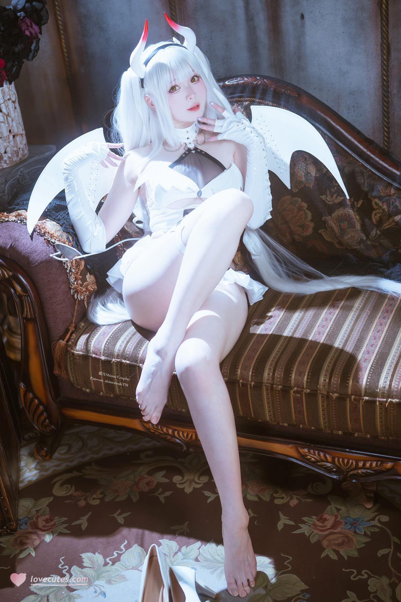 [写真] 霜月shimo - Blanc Demon：白色悪魔テーマ写真 21P