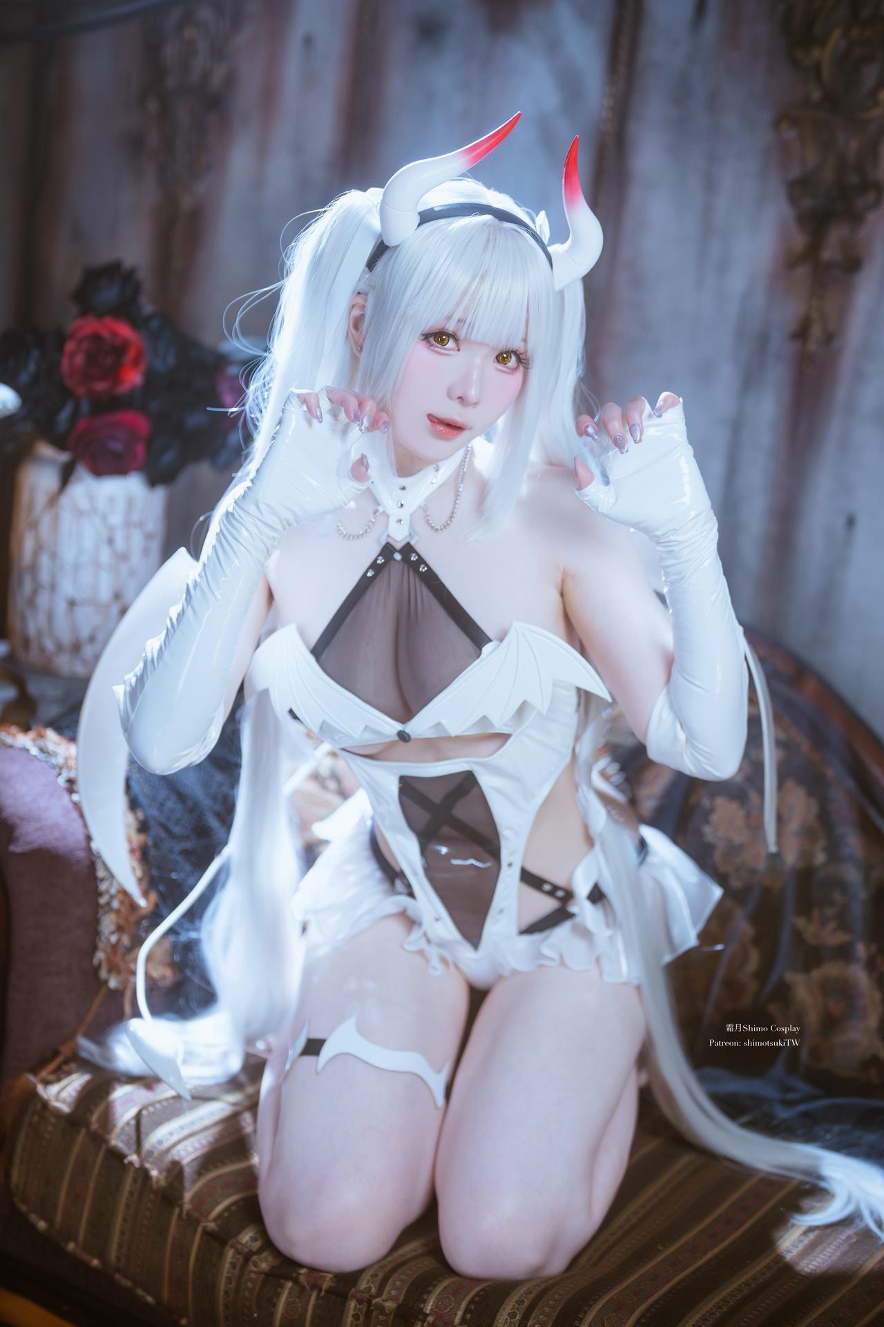 [写真] 霜月shimo - Blanc Demon：白色悪魔テーマ写真 21P