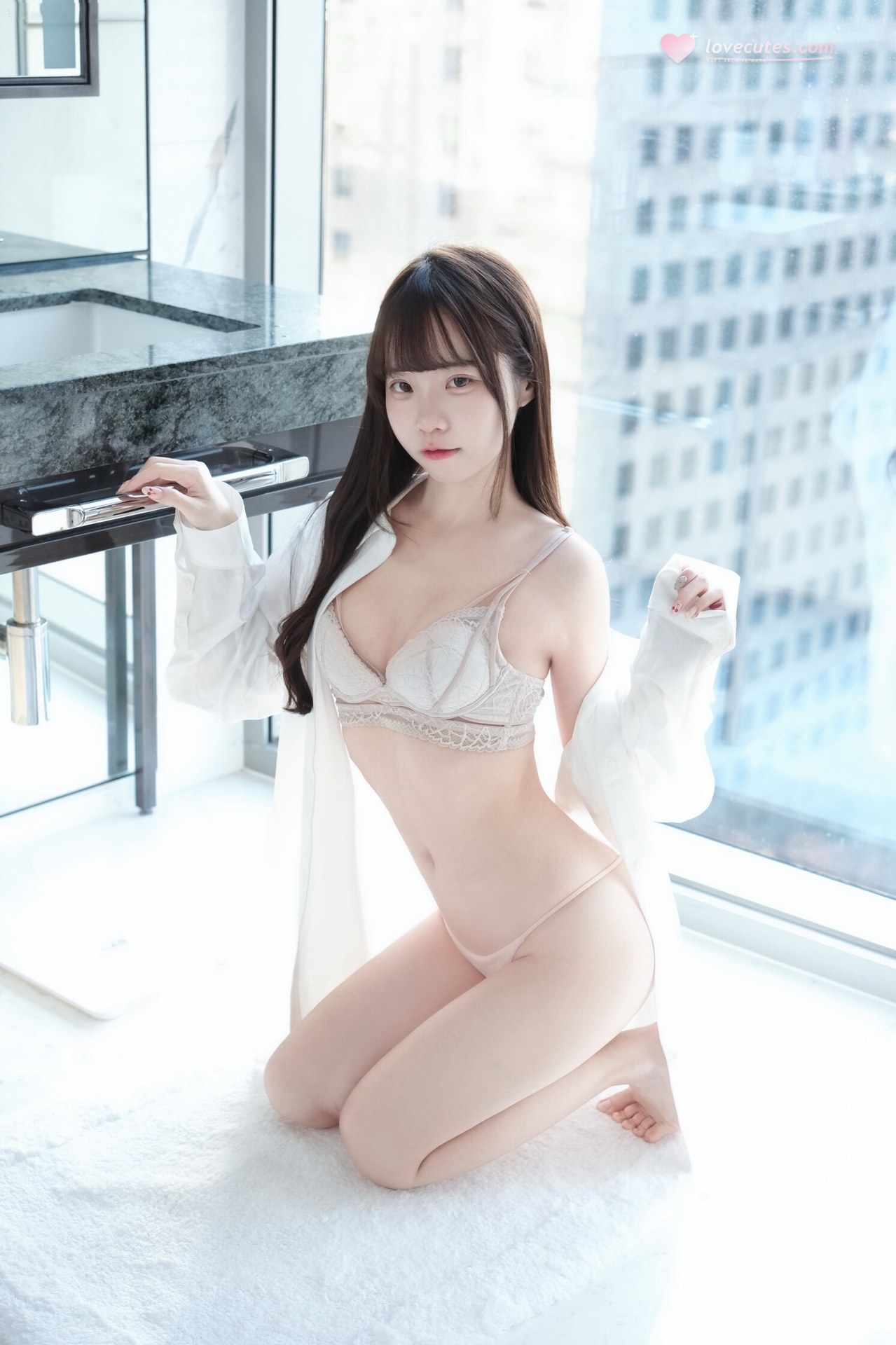 [사방] 코코 샤오바이투 - 청순한 이웃 소녀의 비밀: 창가 홈 분위기 화보 63P