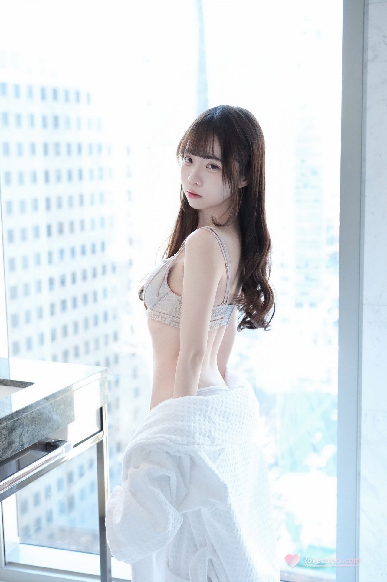 [사방] 코코 샤오바이투 - 청순한 이웃 소녀의 비밀: 창가 홈 분위기 화보 63P