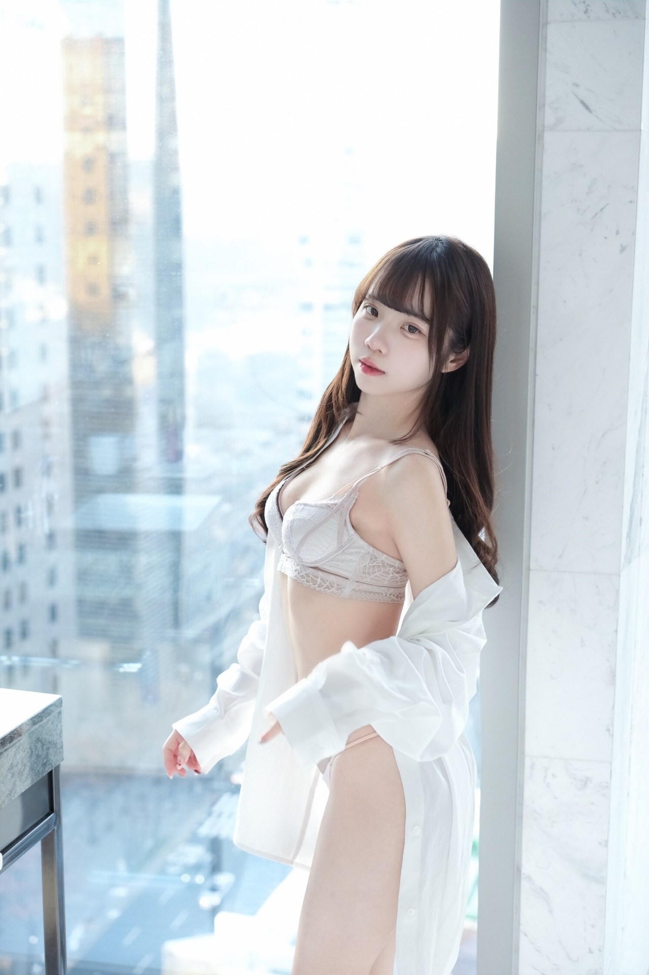 [私房] ココ・シロウサギ - 清楚な隣家の女の子の秘密：窓辺の室内テーマ写真 63P