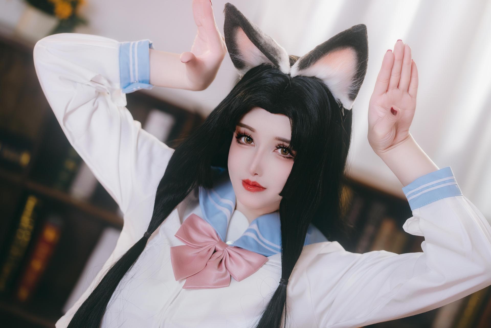 [cosplay] 鹿八歲 - 原神 胡桃：教室主題角色寫真 66P1V