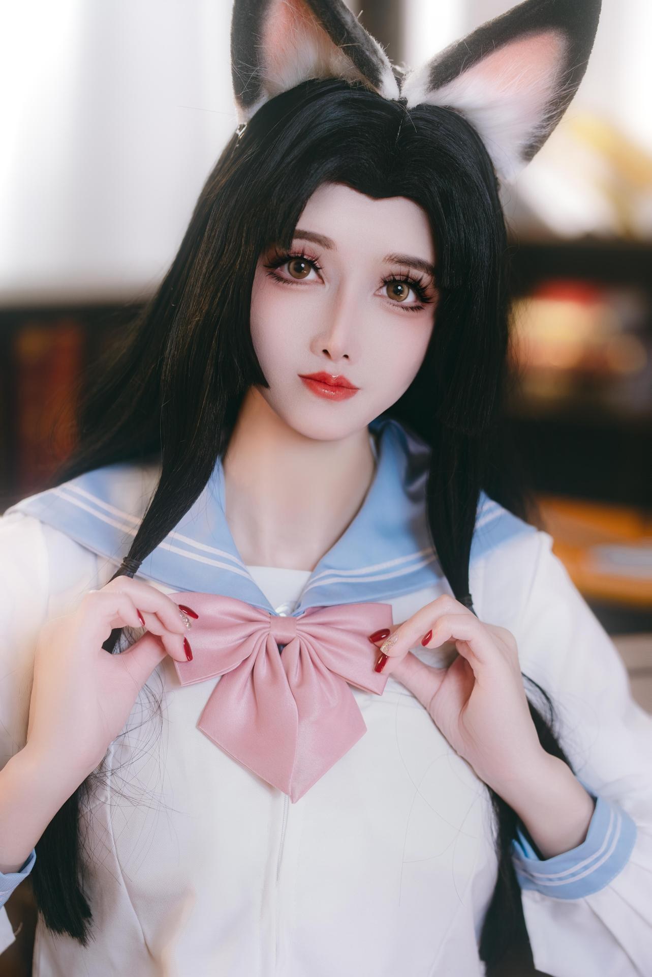 [cosplay] 鹿八歲 - 原神 胡桃：教室主題角色寫真 66P1V
