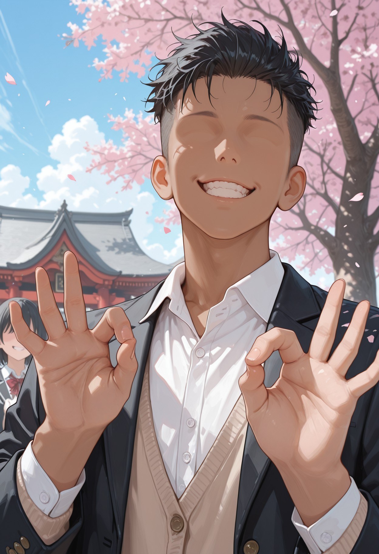 AI Generated Anime Girl - 내 청춘 러브코메디는 틀렸다 눈 아래 어머니: 검은 스타킹 레이스 란제리 타이츠 학생복 젖은 상태 노출 352P