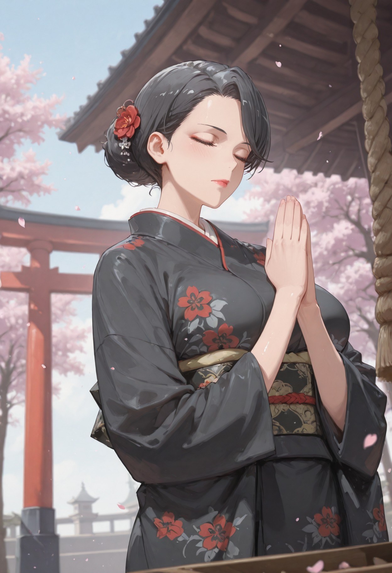 AI Generated Anime Girl - My Youth Romantic Comedy Is Wrong, As I Expected Yukinoshita mother: black stockings lace lingerie tight bodysuit student outfit wet exposed 352P