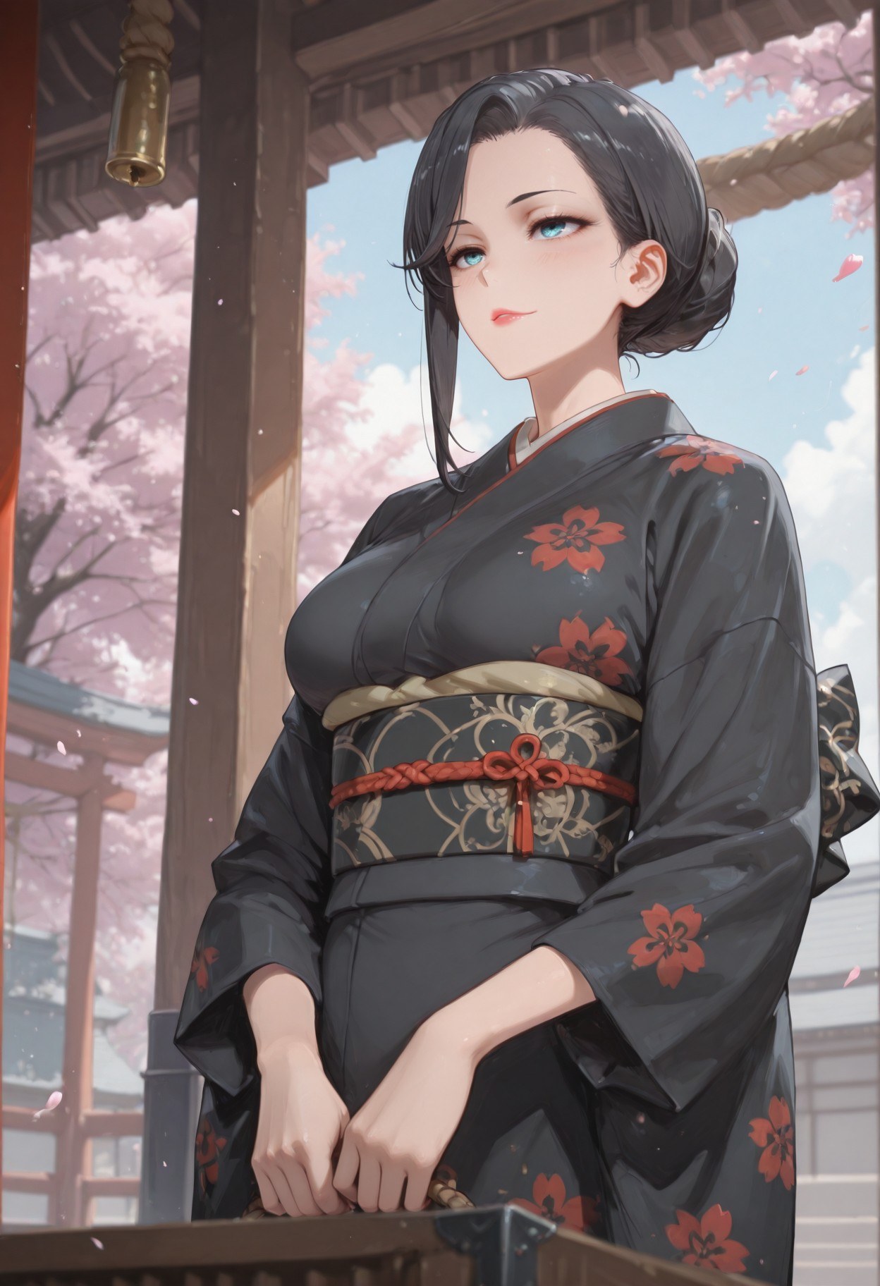 AI Generated Anime Girl - My Youth Romantic Comedy Is Wrong, As I Expected Yukinoshita mother: black stockings lace lingerie tight bodysuit student outfit wet exposed 352P