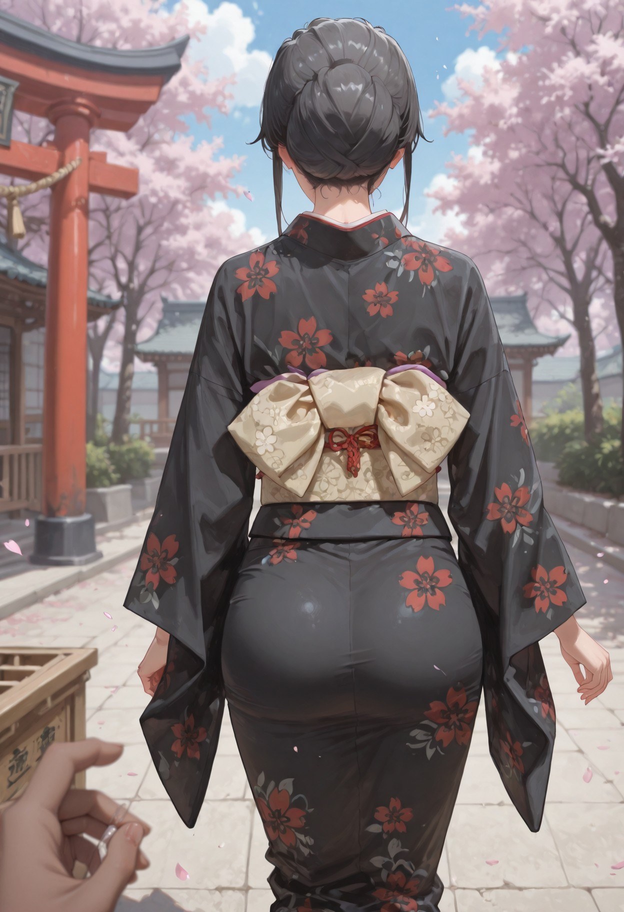 AI Generated Anime Girl - My Youth Romantic Comedy Is Wrong, As I Expected Yukinoshita mother: black stockings lace lingerie tight bodysuit student outfit wet exposed 352P