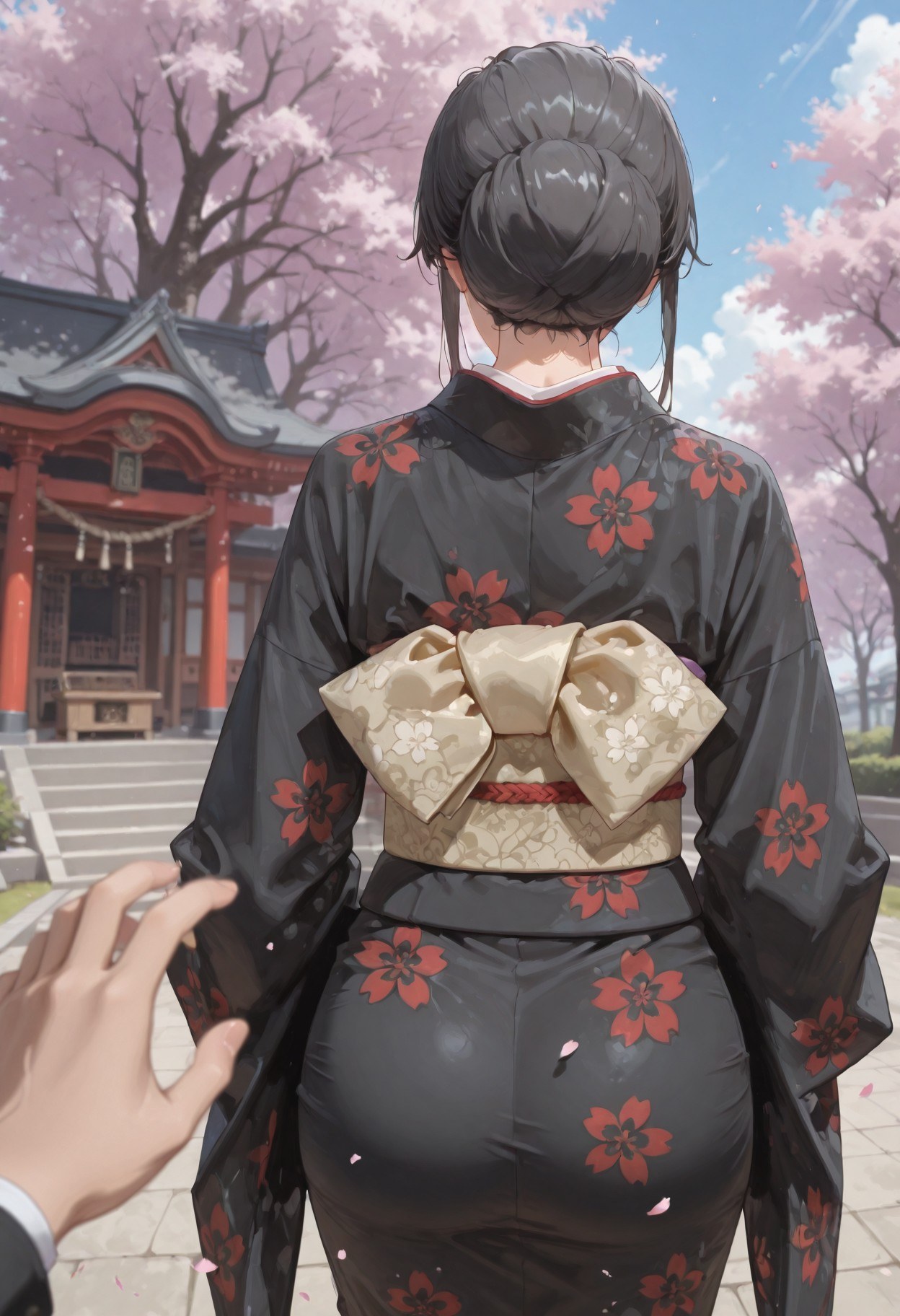 AI Generated Anime Girl - My Youth Romantic Comedy Is Wrong, As I Expected Yukinoshita mother: black stockings lace lingerie tight bodysuit student outfit wet exposed 352P