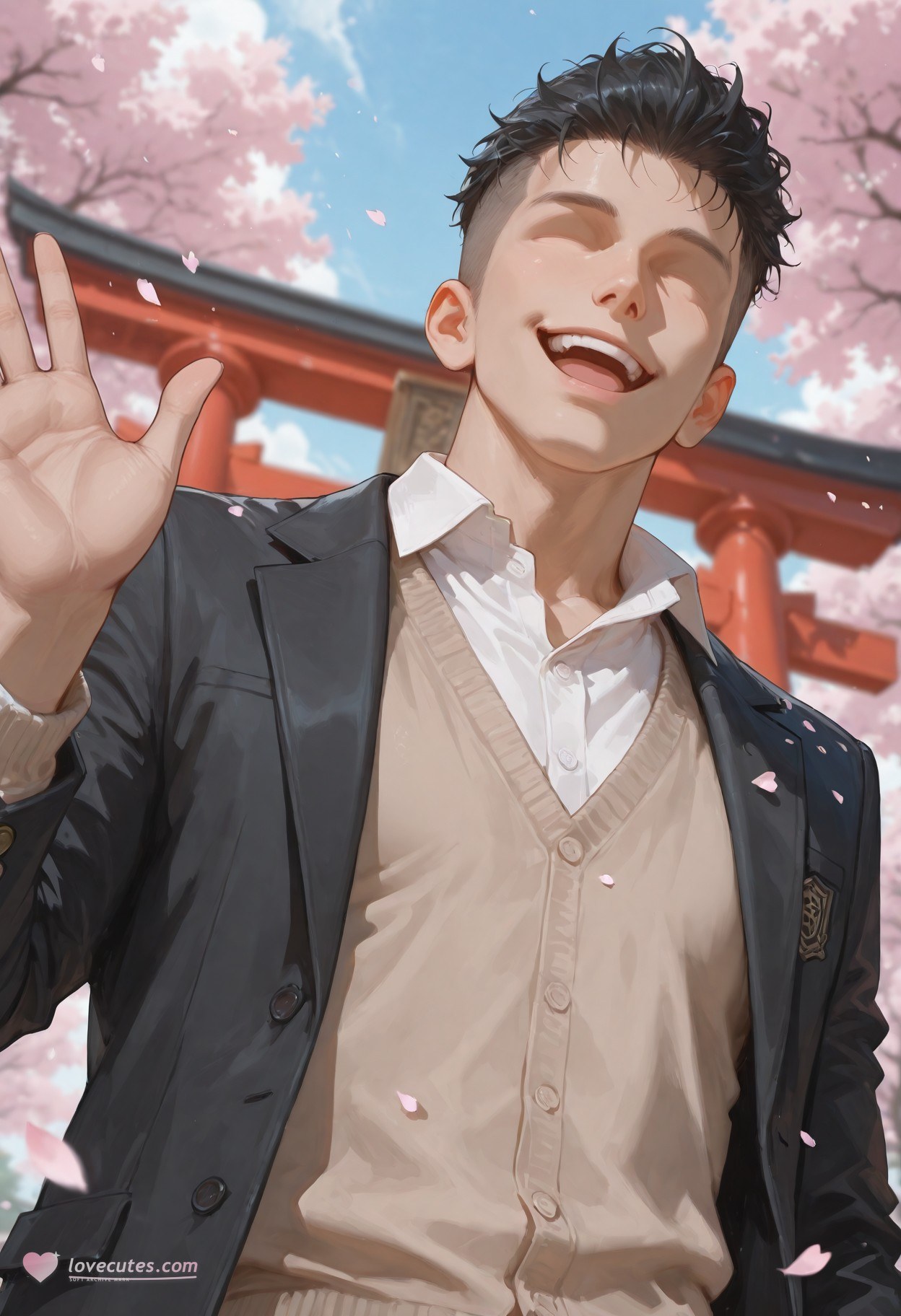 AI Generated Anime Girl - 내 청춘 러브코메디는 틀렸다 눈 아래 어머니: 검은 스타킹 레이스 란제리 타이츠 학생복 젖은 상태 노출 352P