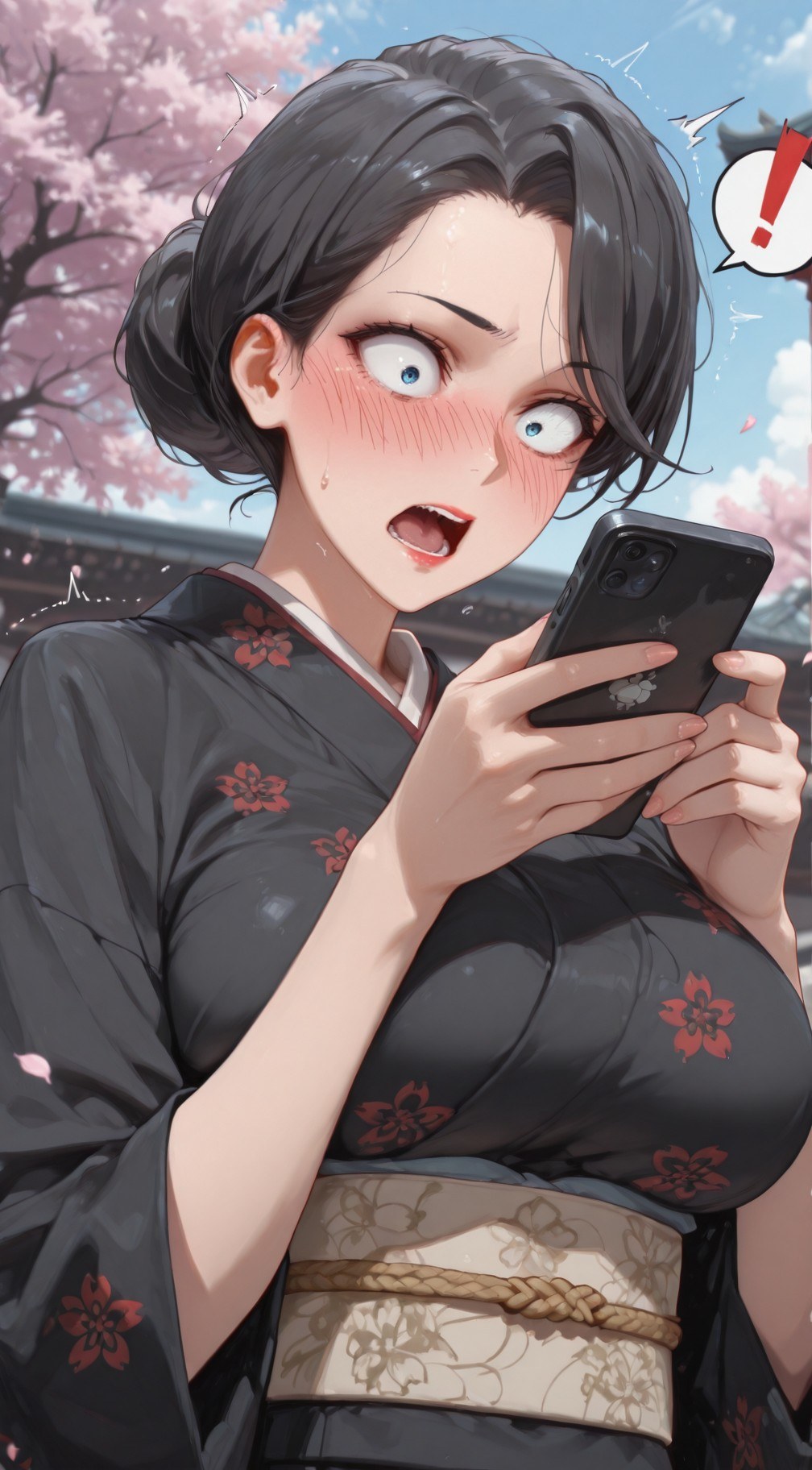 AI Generated Anime Girl - 내 청춘 러브코메디는 틀렸다 눈 아래 어머니: 검은 스타킹 레이스 란제리 타이츠 학생복 젖은 상태 노출 352P