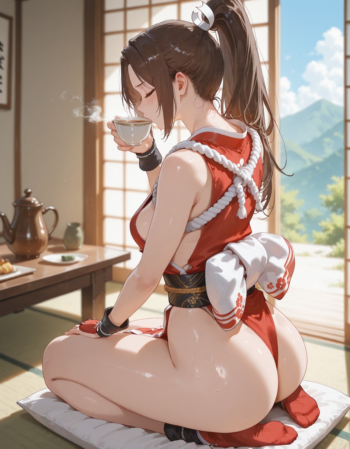 AI生成アニメガール - 拳皇 不知火舞：タイツ濡れ透け露出 368P