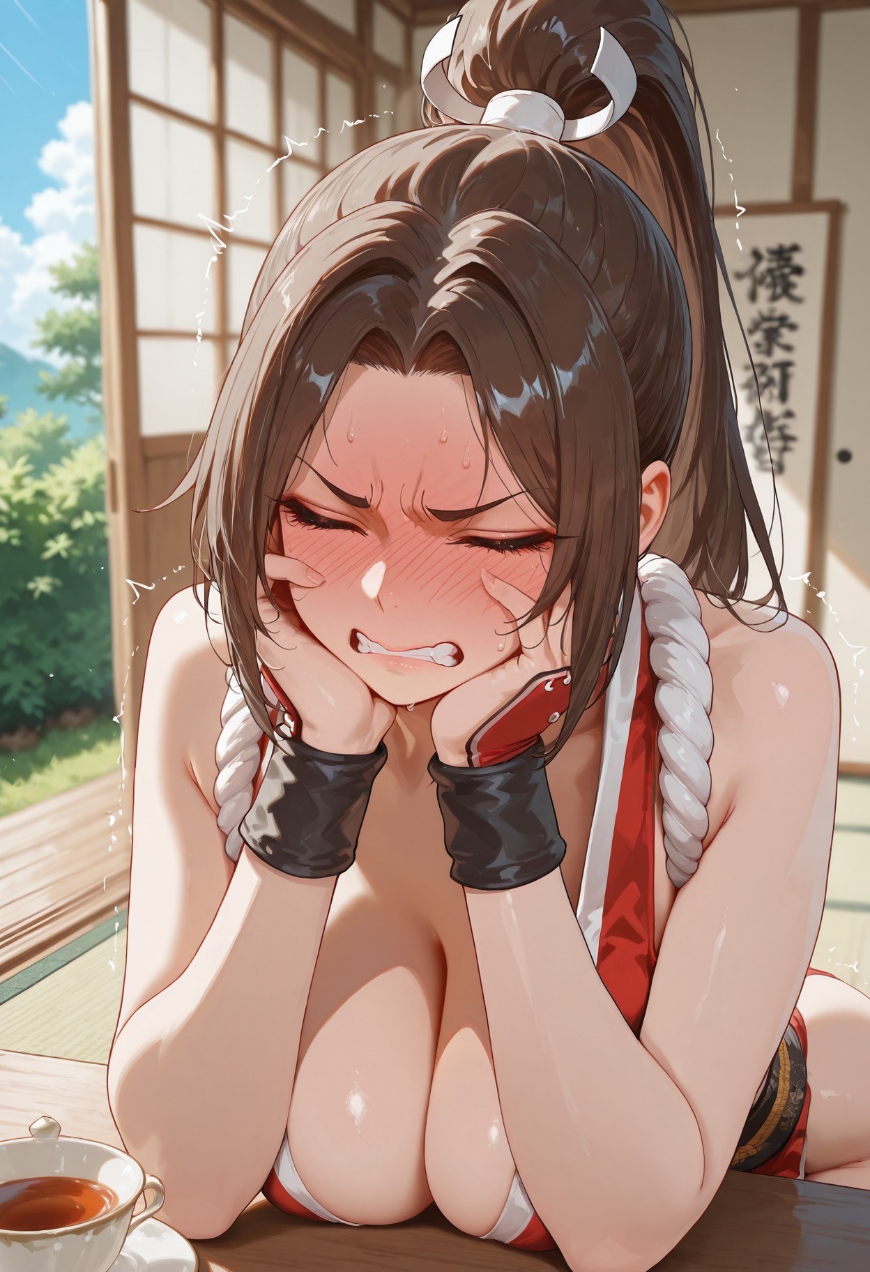 AI生成アニメガール - 拳皇 不知火舞：タイツ濡れ透け露出 368P