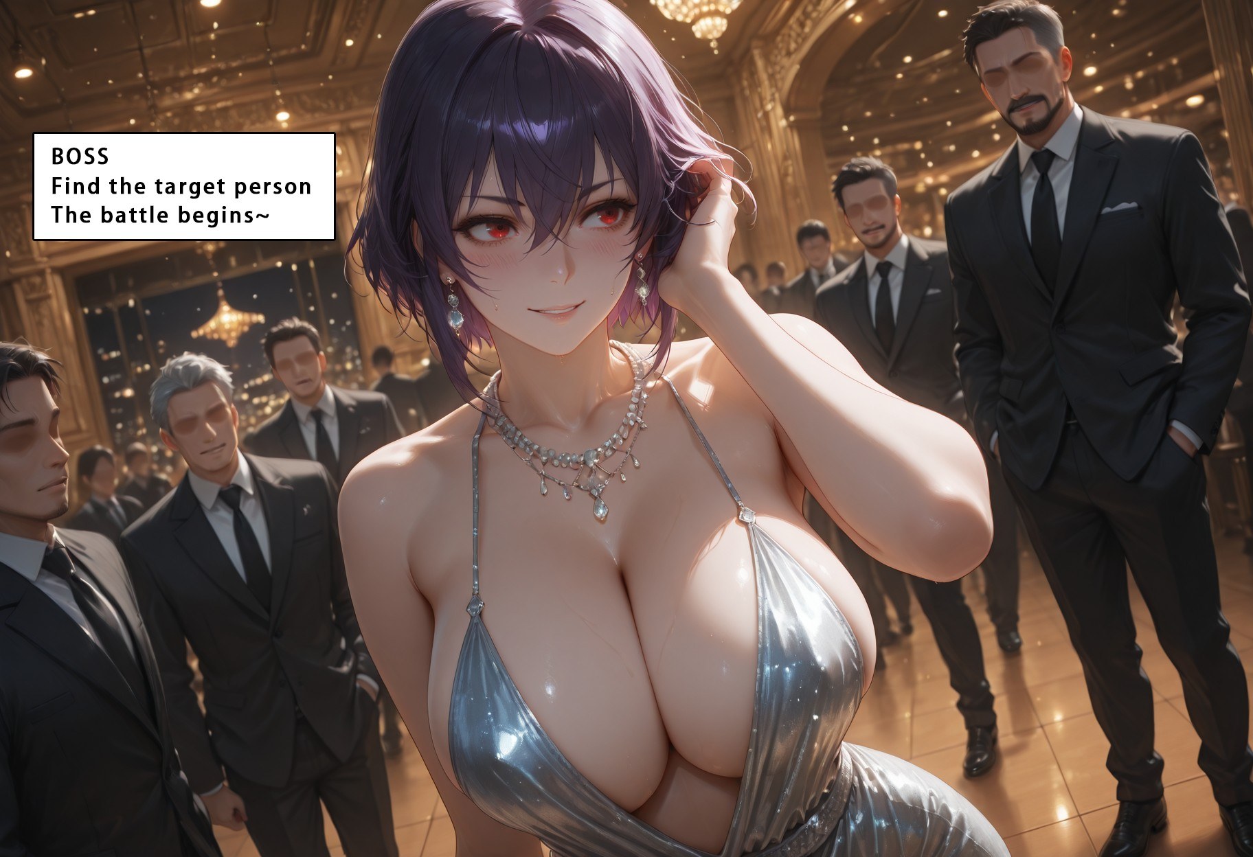 AI 生成 Anime Girl - 攻殼機動隊 草薙素子：黑絲蕾絲內衣緊身衣濕身露穴 333P