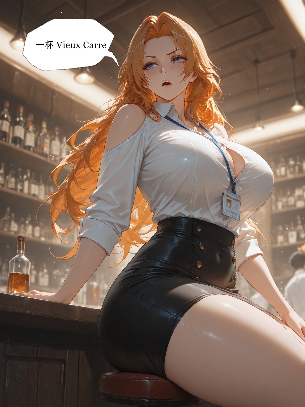 AI Generated Anime Girl - 死神 松本乱菊：蕾丝内衣紧身衣床拍湿身露穴 132P