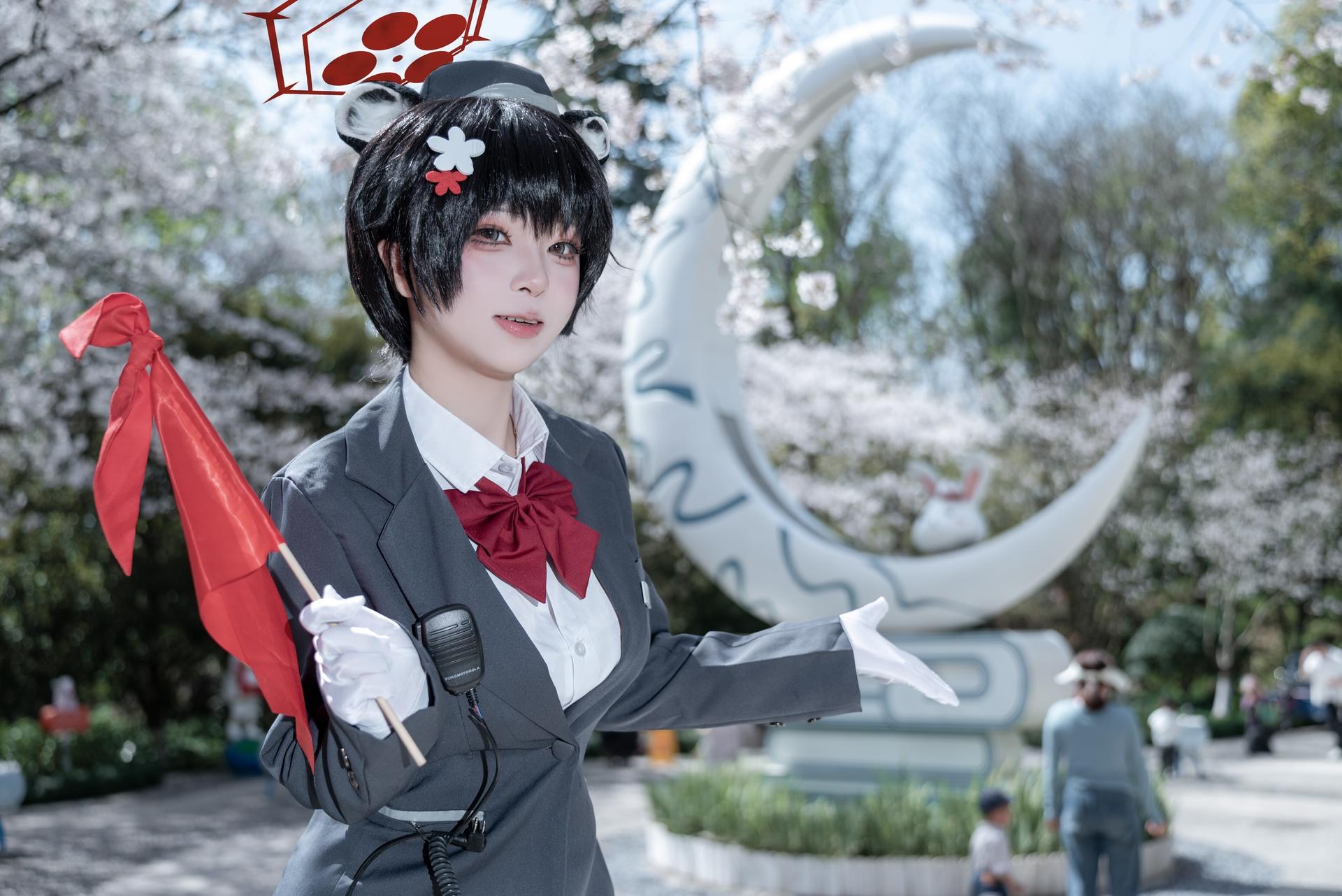 [cosplay] 矢量鱼 - ブルーアーカイブ 椿：黒ストッキングガイドテーマ写真集 32P