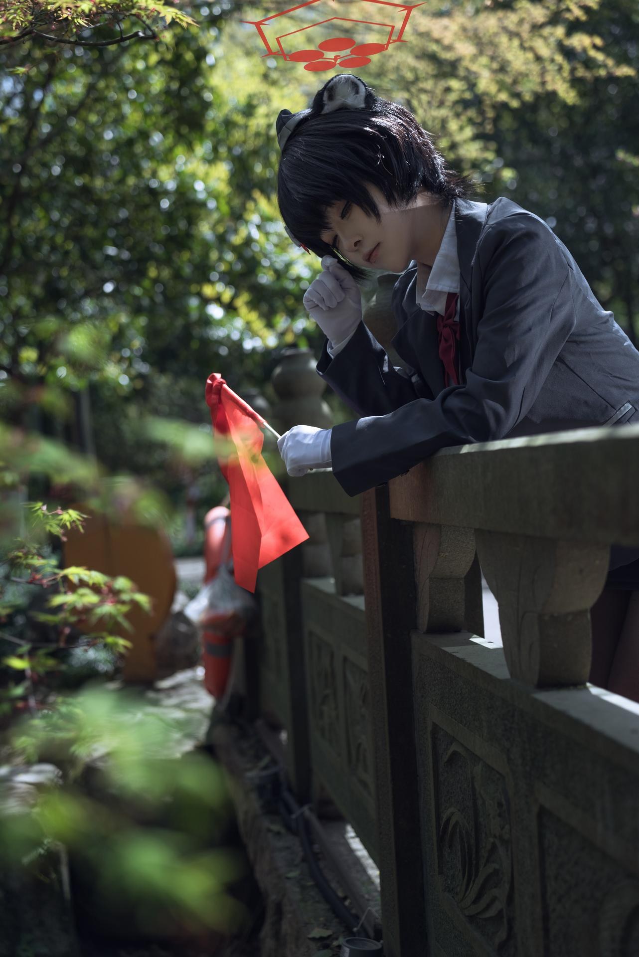 [cosplay] 矢量鱼 - ブルーアーカイブ 椿：黒ストッキングガイドテーマ写真集 32P