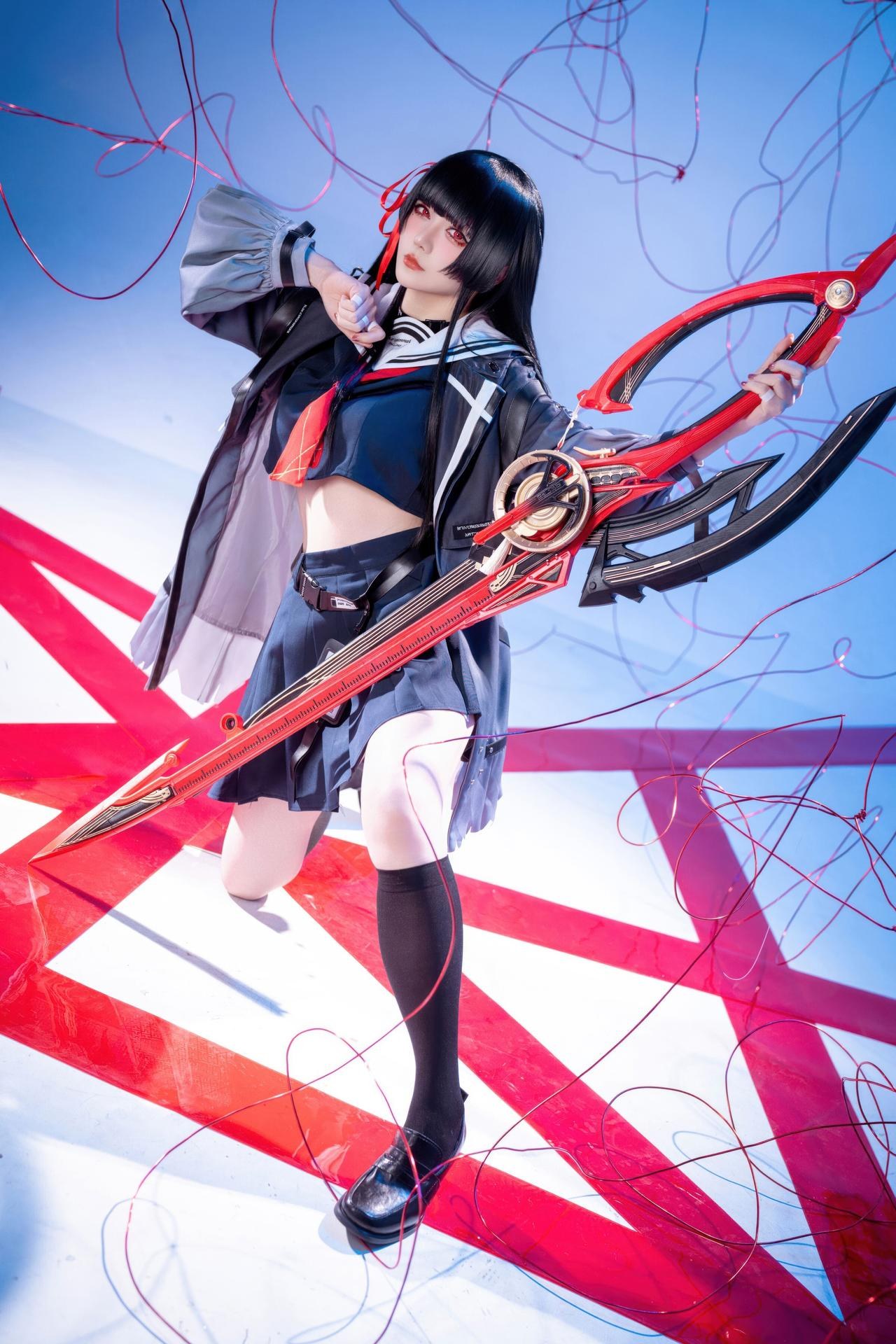 [cosplay] 星之迟迟Hoshilily - 鸣潮 千咲 JK：角色主题写真 64P