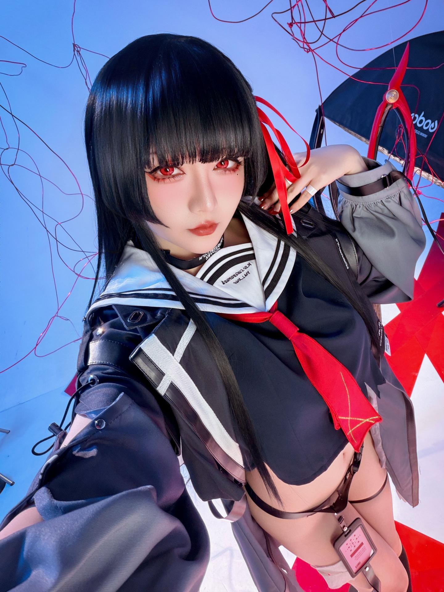 [cosplay] 星之迟迟Hoshilily - 鸣潮 千咲 JK：角色主题写真 64P