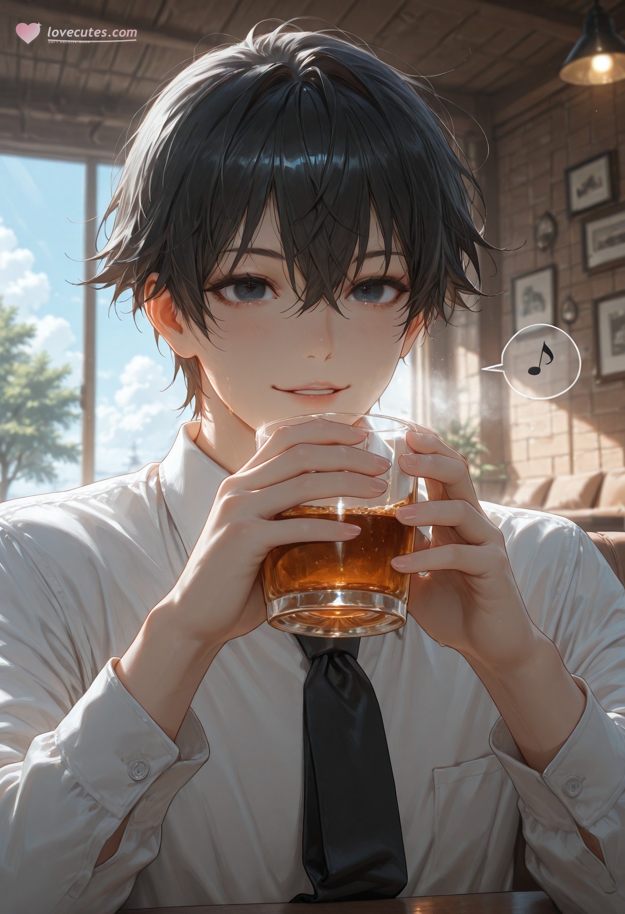 AI Generated Anime Girl - 碧蓝档案 调月莉音 NTR：黑丝紧身衣湿身露穴 293P