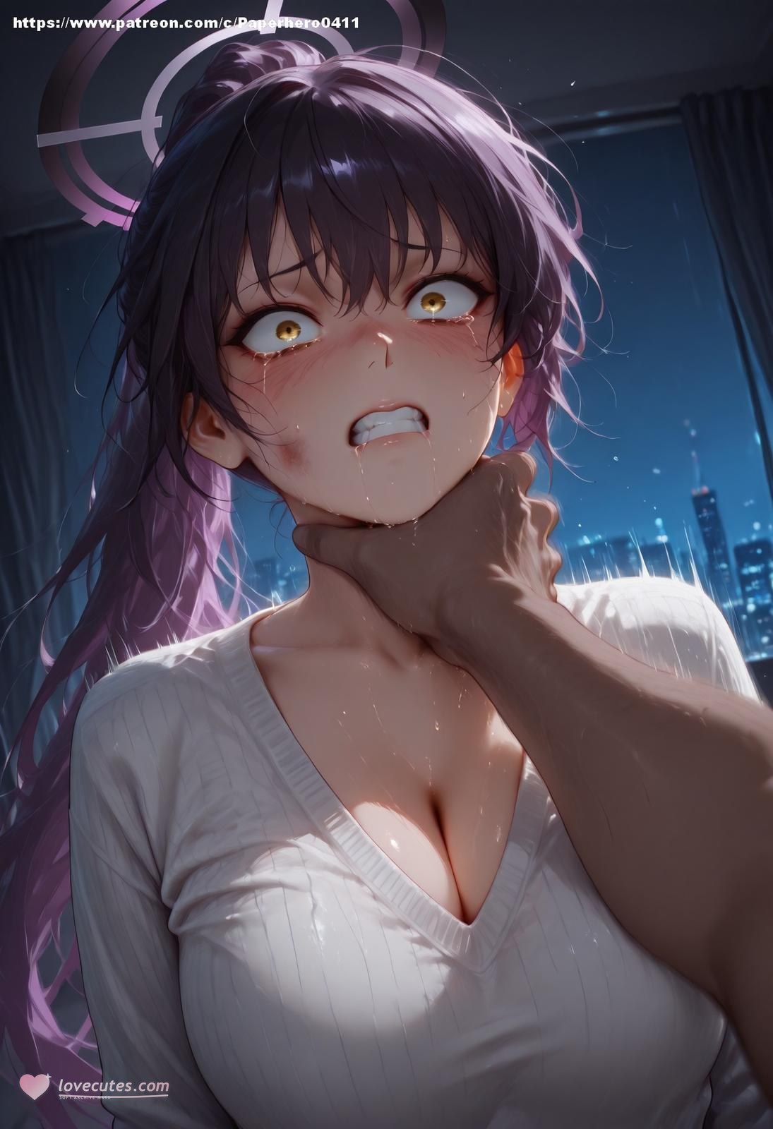 AI生成アニメガール - 碧蓝档案 一之瀬明日奈、角楯花凛合集：黒ストッキング、タイトスーツ、水着、濡れ、露出 146P