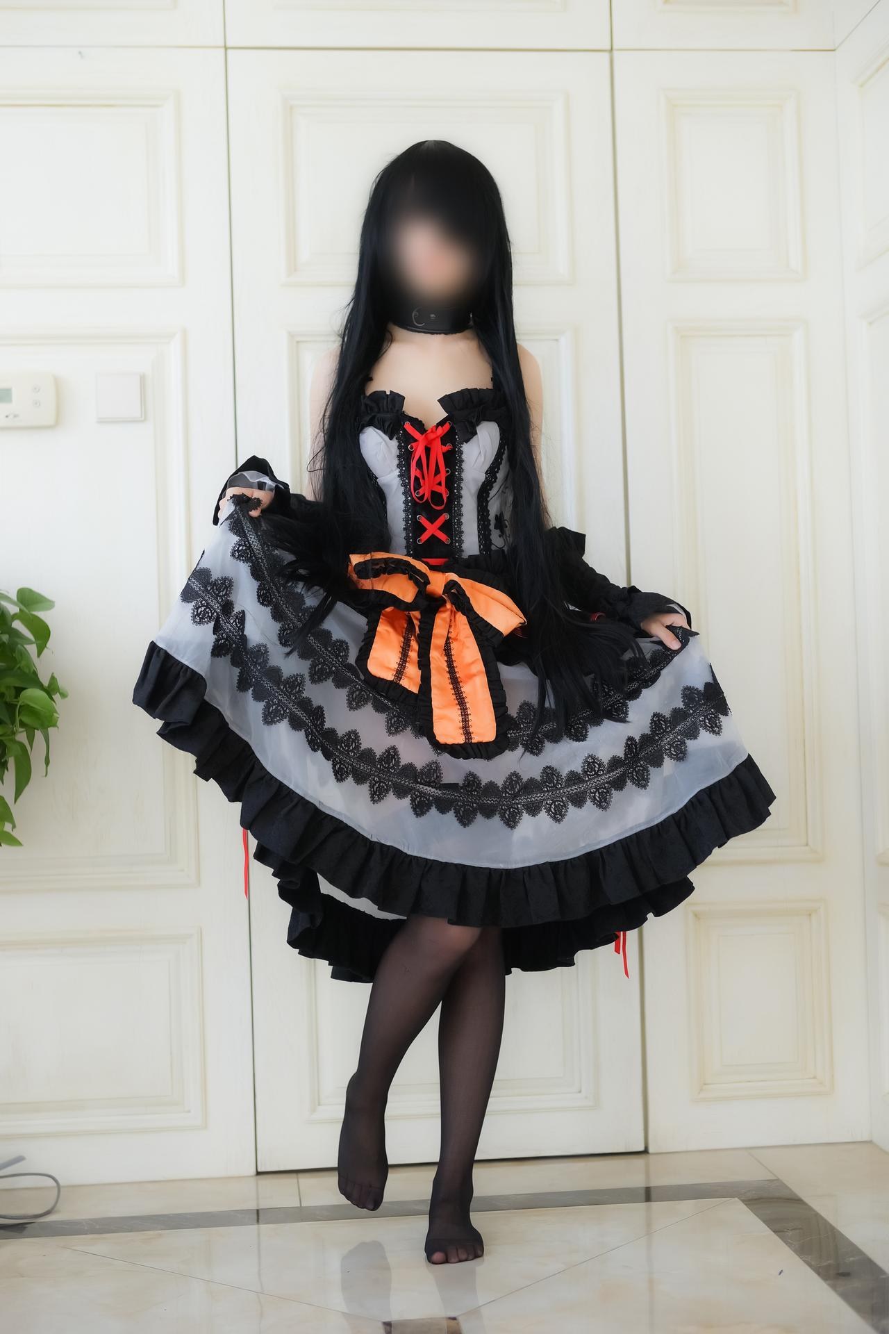 [cosplay] Girl Cinema - Tokisaki Kurumi Spirit Costume: Highly faithful character recreation 109P