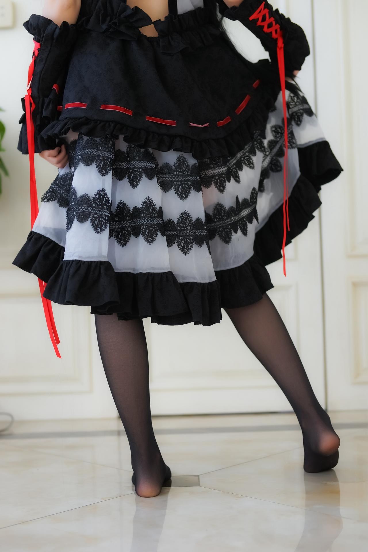 [cosplay] Girl Cinema - Tokisaki Kurumi Spirit Costume: Highly faithful character recreation 109P