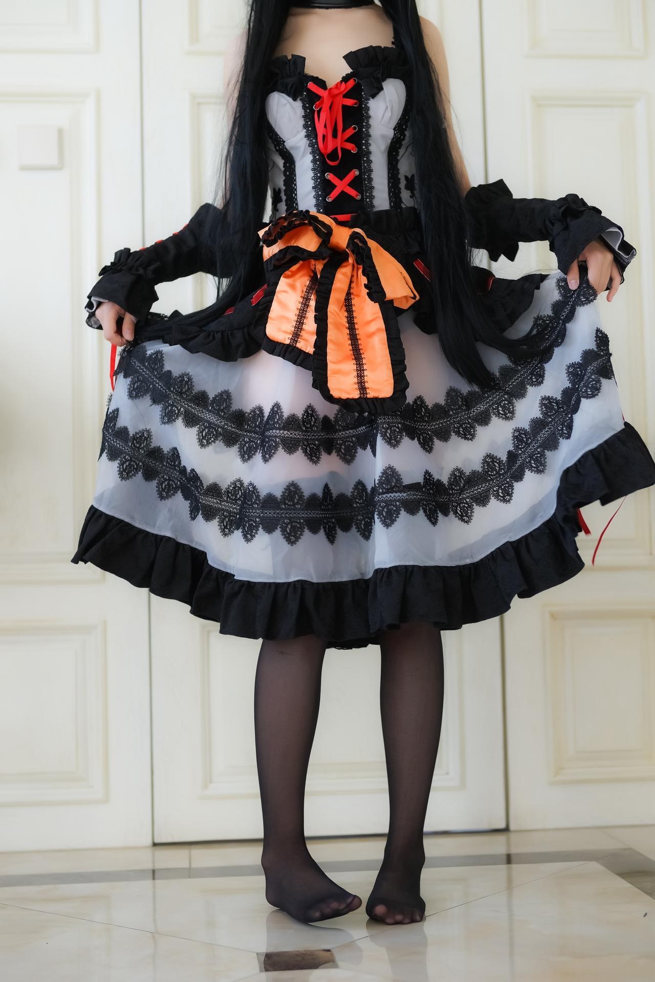 [cosplay] Girl Cinema - Tokisaki Kurumi Spirit Costume: Highly faithful character recreation 109P