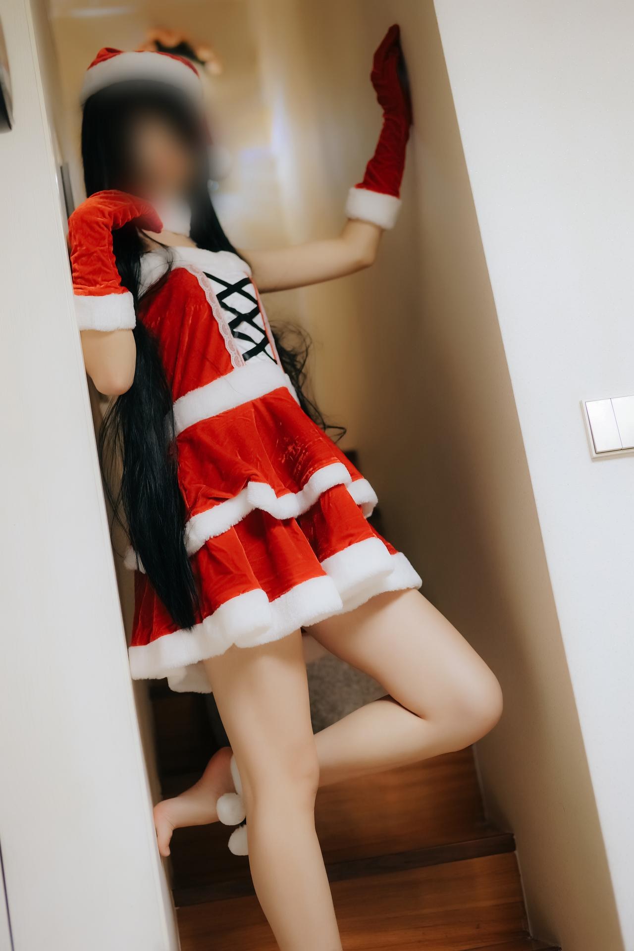 [cosplay] 少女映画 - 토키사키 쿠루미 크리스마스: 대담한 캐릭터 재현 121P1V