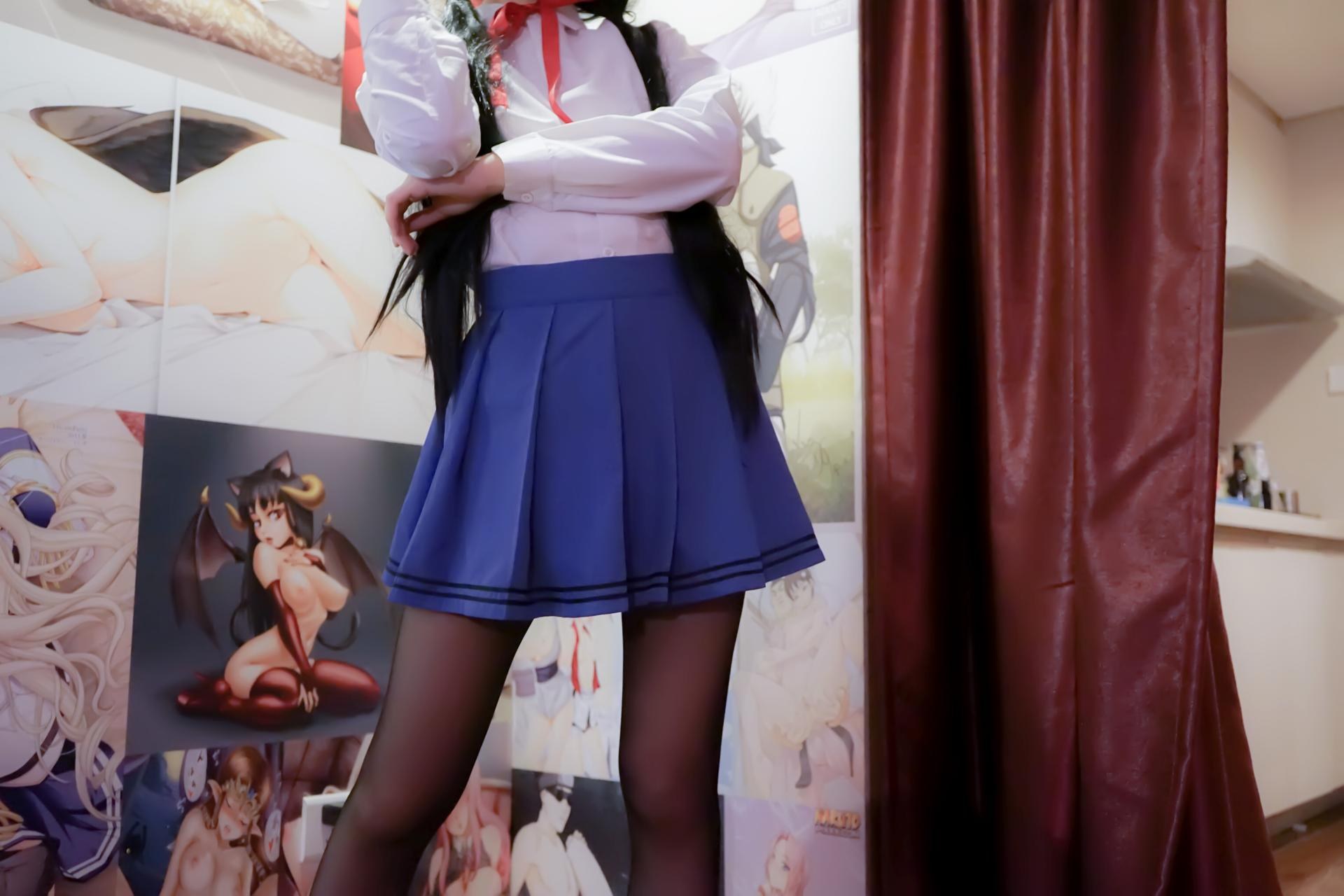 [cosplay] 少女映画 - Tokisaki Kurumi đồng phục học sinh: tái hiện nhân vật ở mức độ chi tiết cao 81P