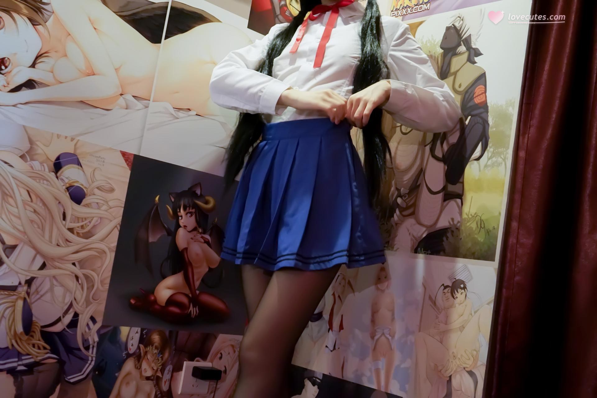 [cosplay] 少女映画 - Tokisaki Kurumi đồng phục học sinh: tái hiện nhân vật ở mức độ chi tiết cao 81P