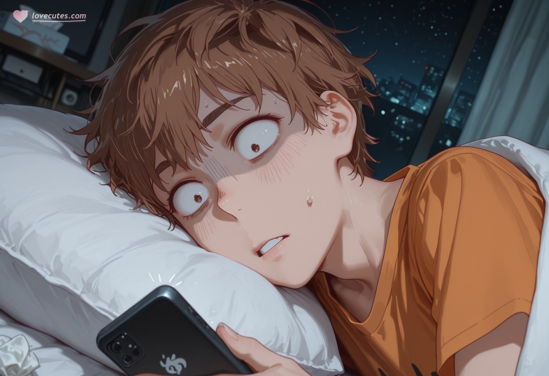AI Generated Anime Girl - 租借女友 水原千鶴：白絲蕾絲內衣緊身衣學生裝濕身圖集 501P