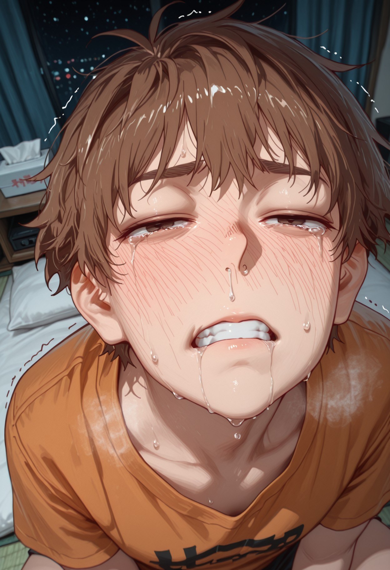 AI Generated Anime Girl - 彼女、お借りします 水原千鶴 白ストッキング ランジェリー 学生服風ギャラリー 501P