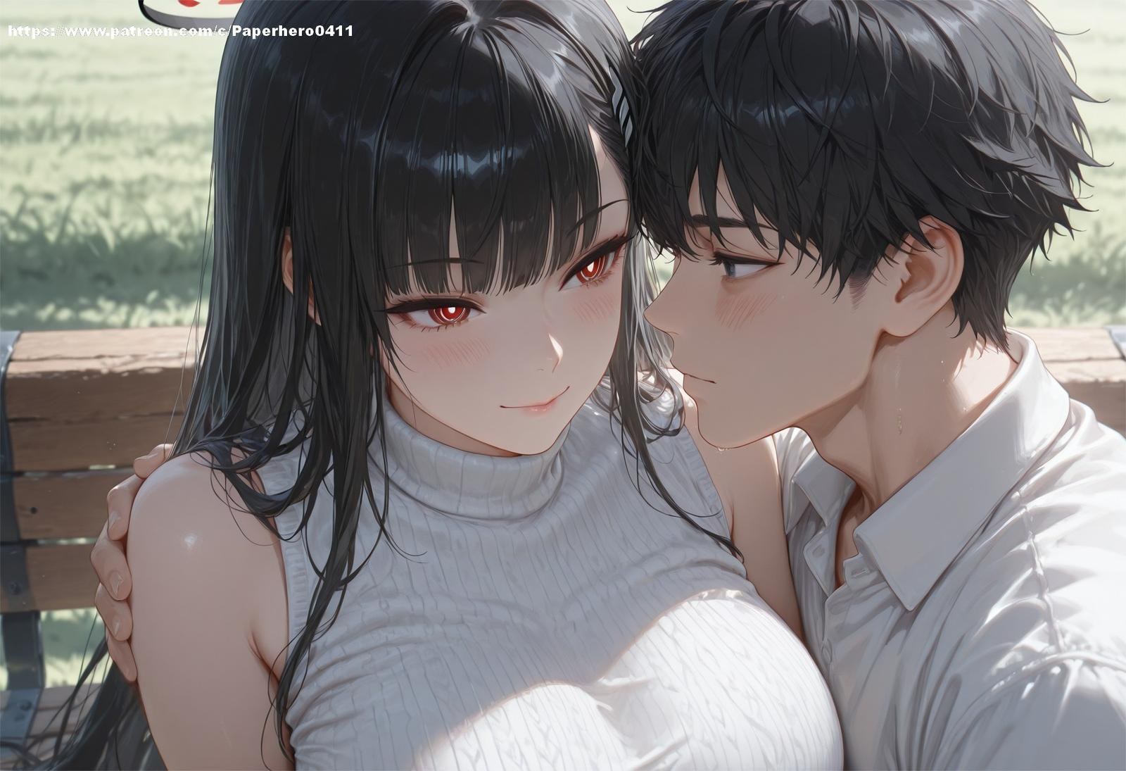 AI Porn - ブルーアーカイブ 調月リオ Vol.4-5 黒ストッキング ランジェリー 浴室濡れ AIヌードギャラリー 238P
