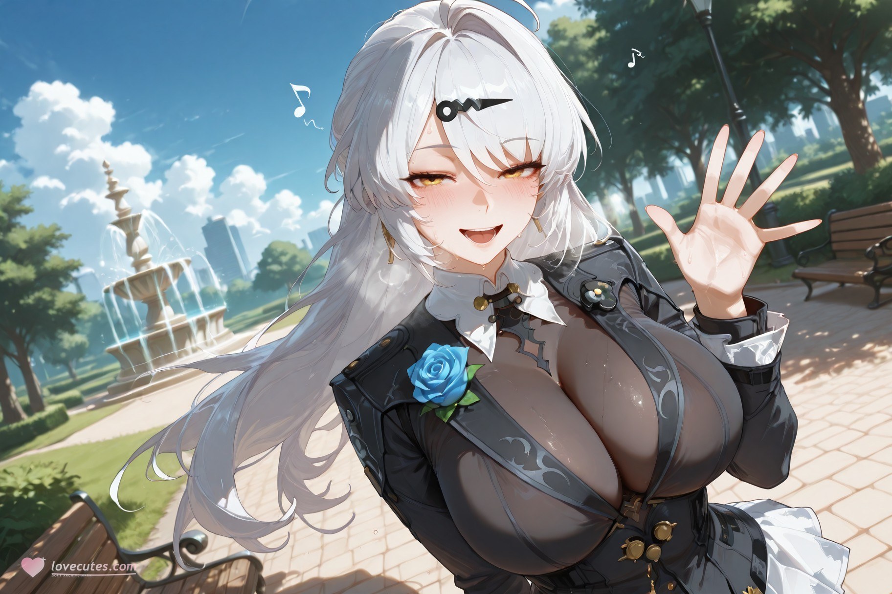 AI Porn - 绝区零 仪玄 Vol.1：黑丝白丝蕾丝内衣 AI 裸图图库 297P