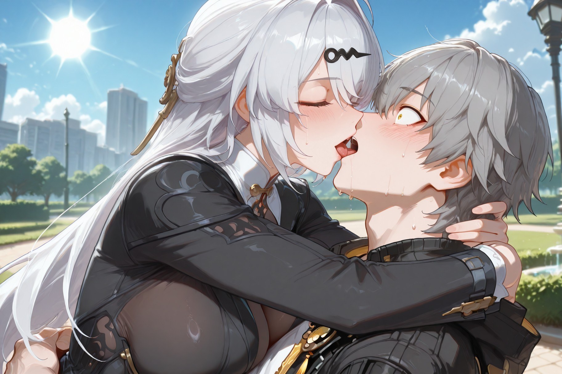 AI Porn - 绝区零 仪玄 Vol.1：黑丝白丝蕾丝内衣 AI 裸图图库 297P
