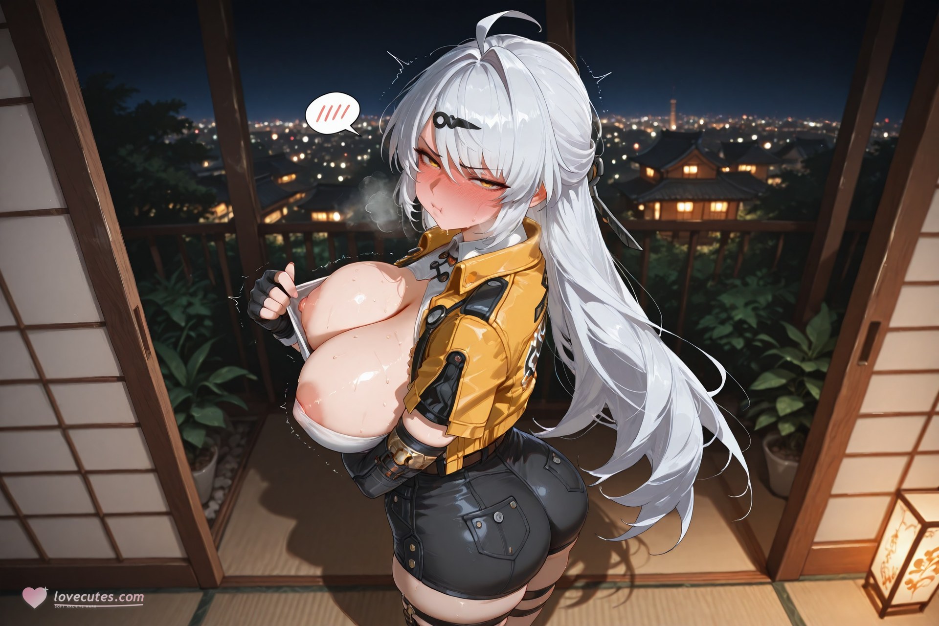 AI Porn - 젠레스 존 제로 의현 Vol.2 블랙 스타킹 란제리 수영복 AI 누드 갤러리 249P