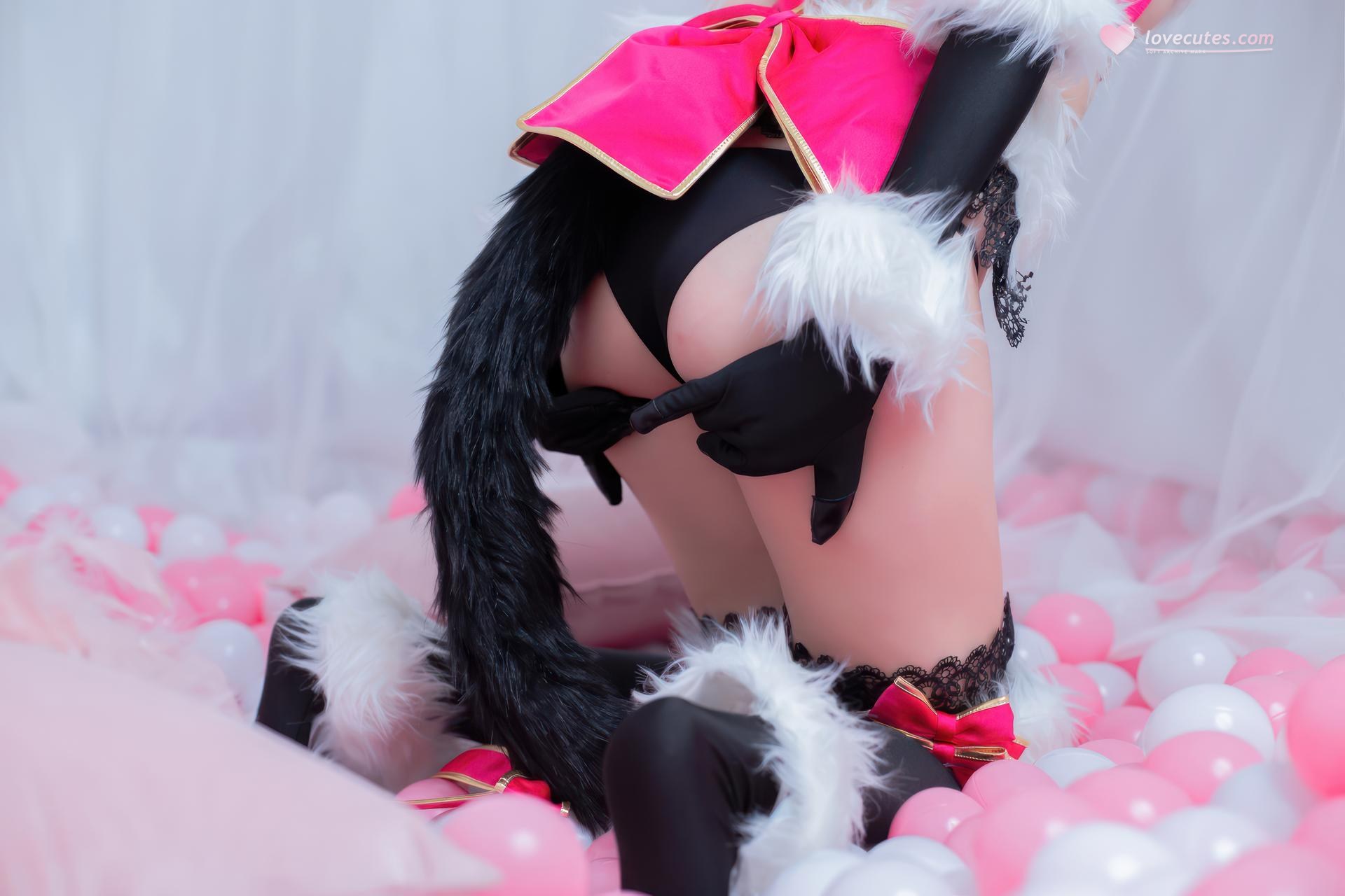 [cosplay] 二佐Nisa - Fate 伊莉雅野獸：獸耳裝情趣角色還原 22P